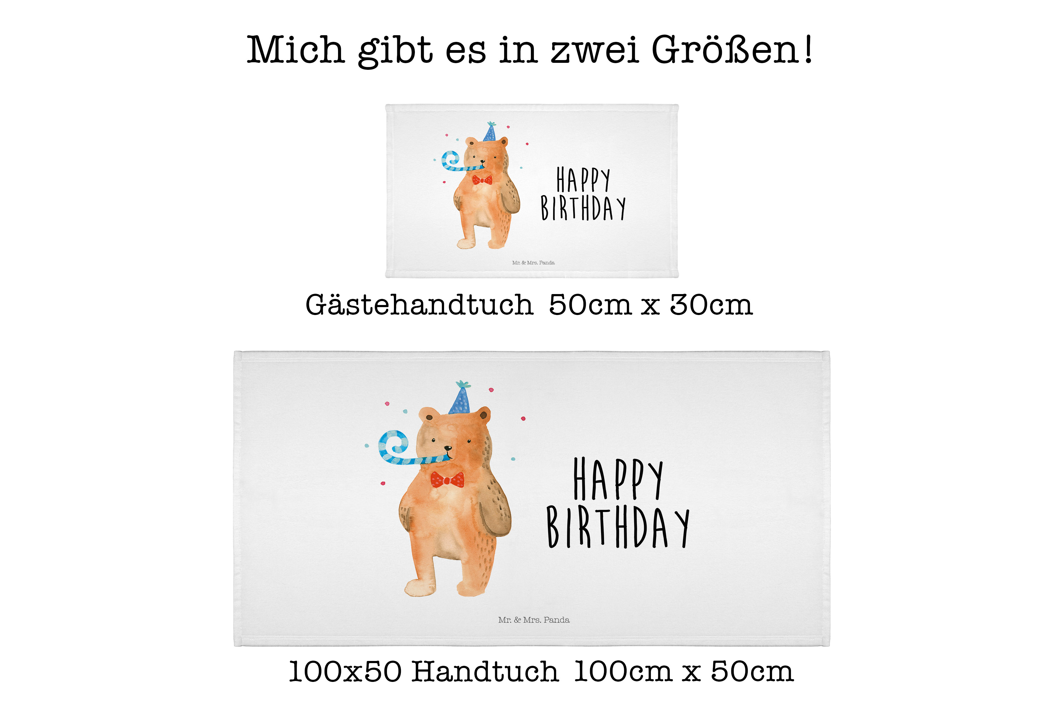 Handtuch Bär Geburtstag