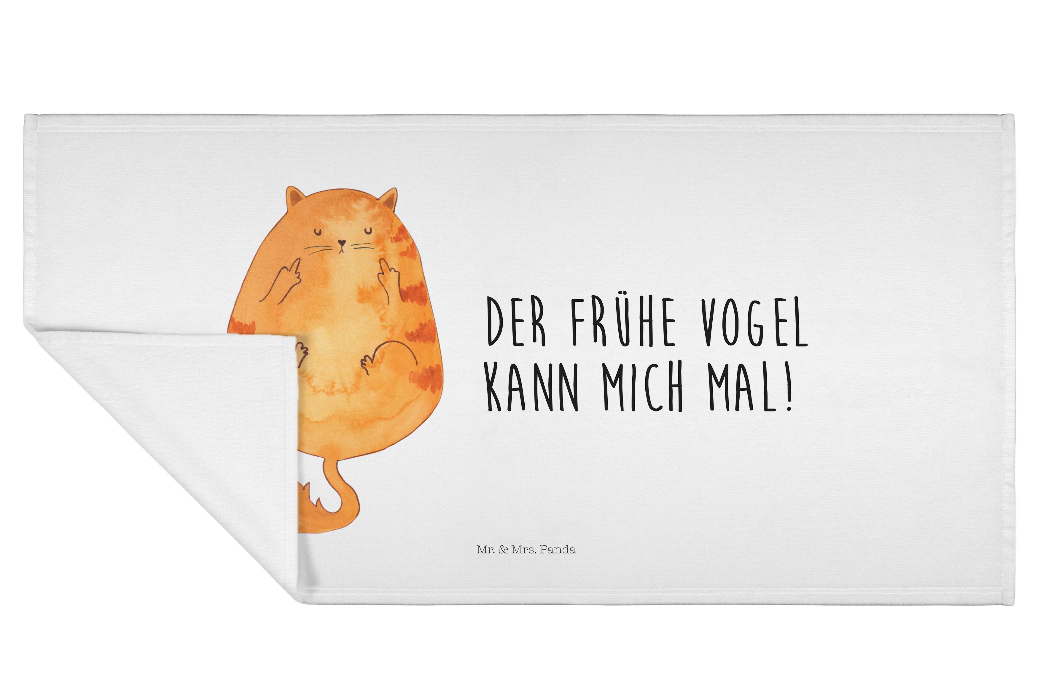 Handtuch Katze Frühaufsteher