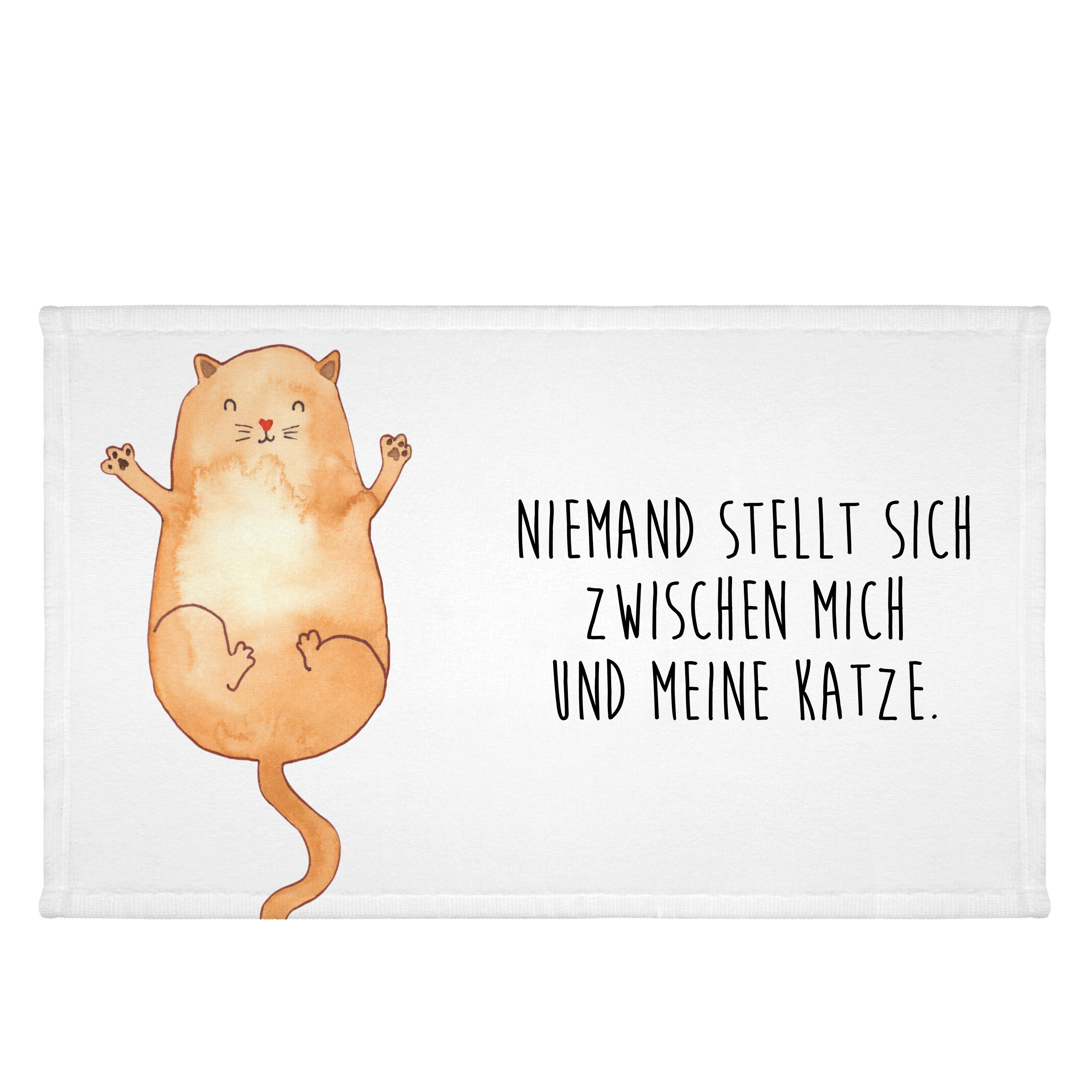 Handtuch Katze Umarmen