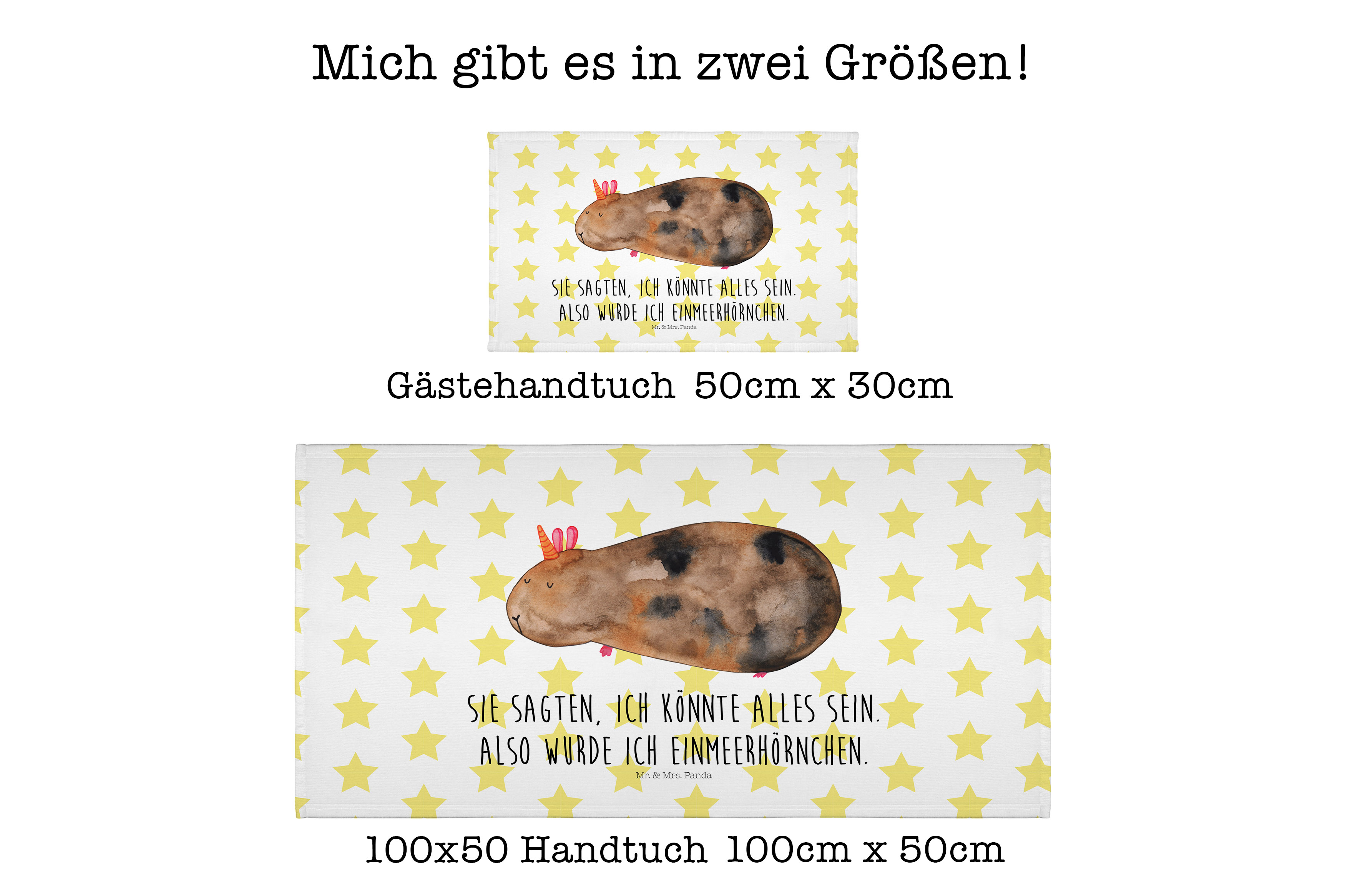 Handtuch Einhorn Meerschweinchen