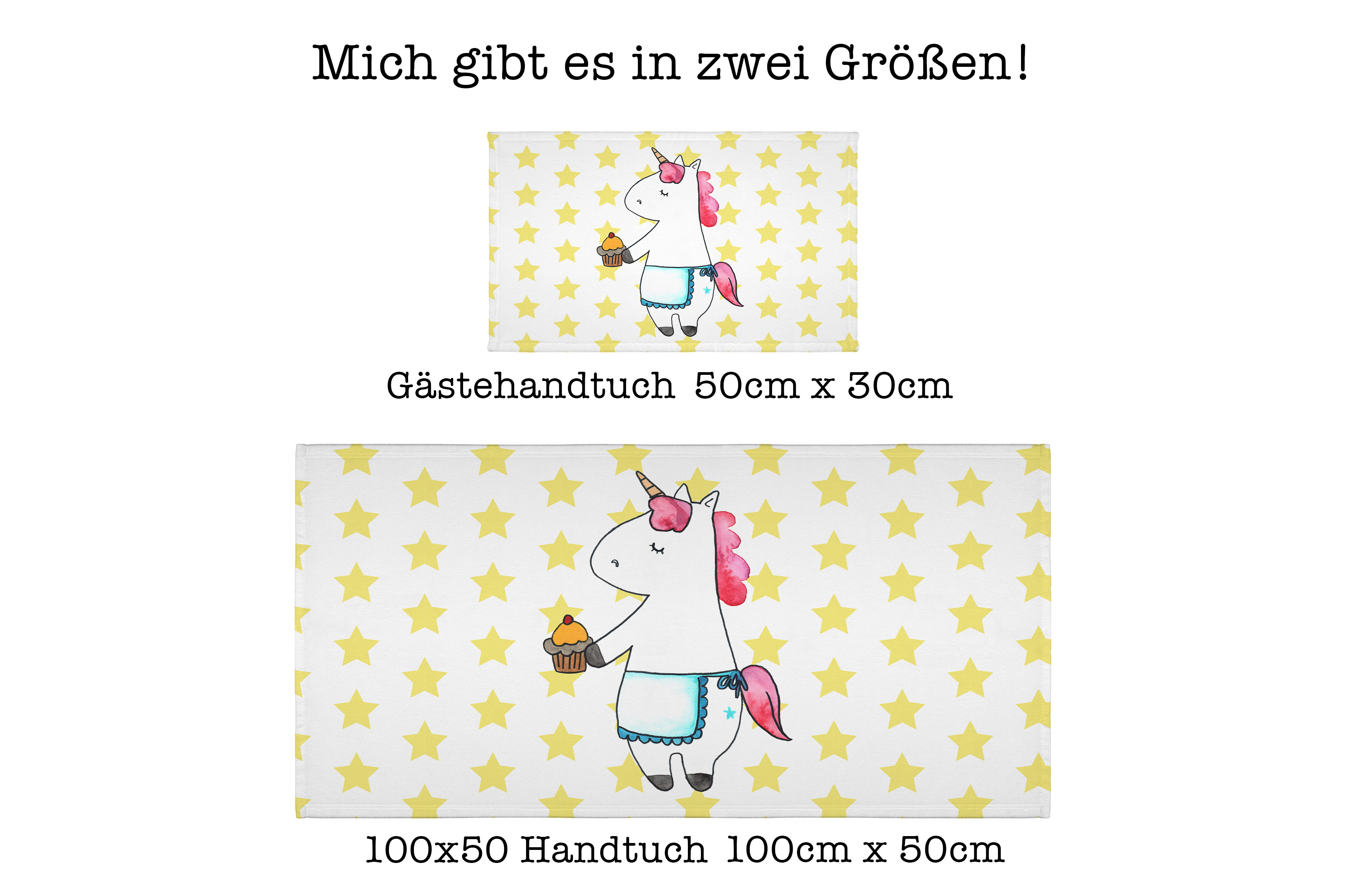 Handtuch Einhorn Muffin