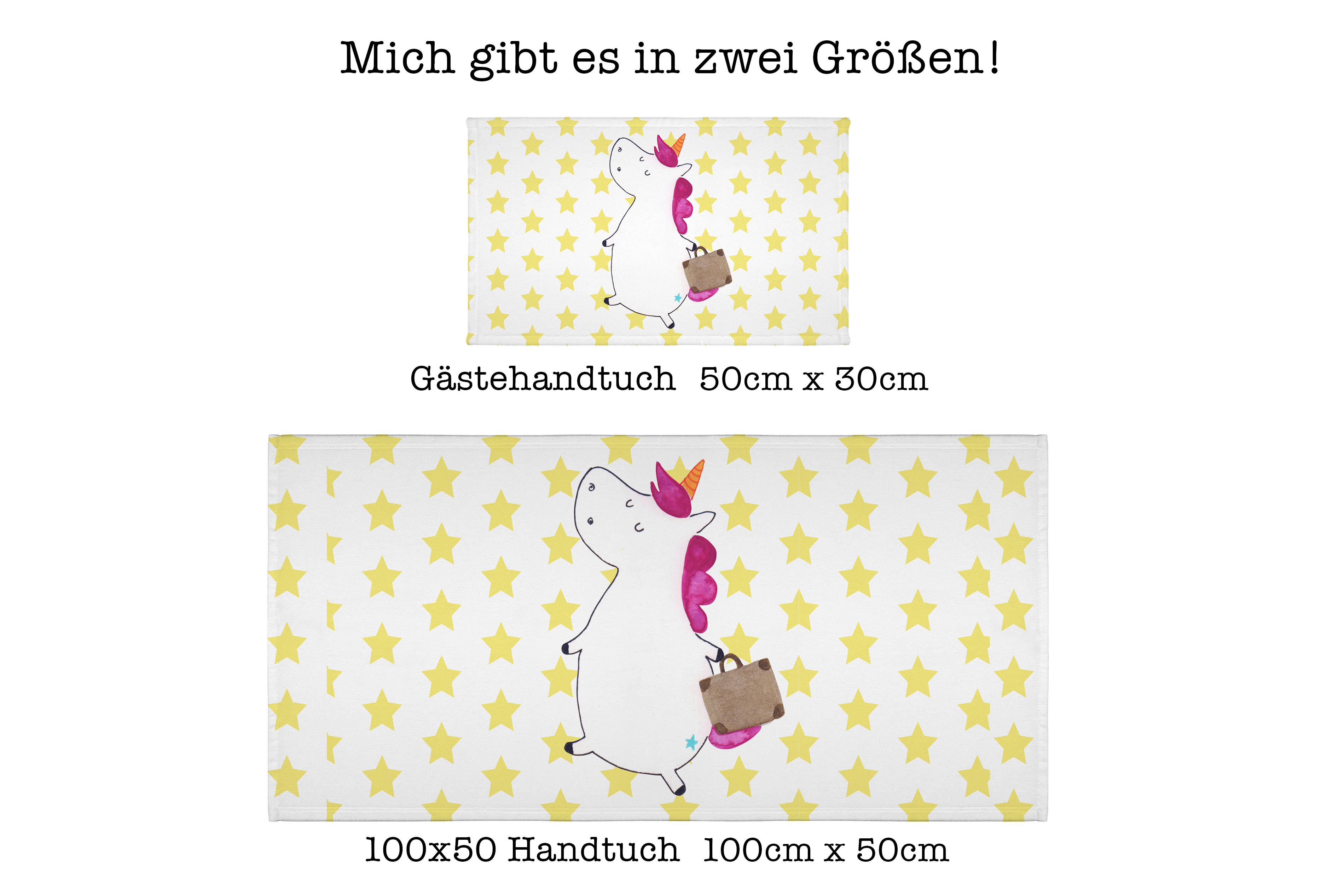 Handtuch Einhorn Koffer