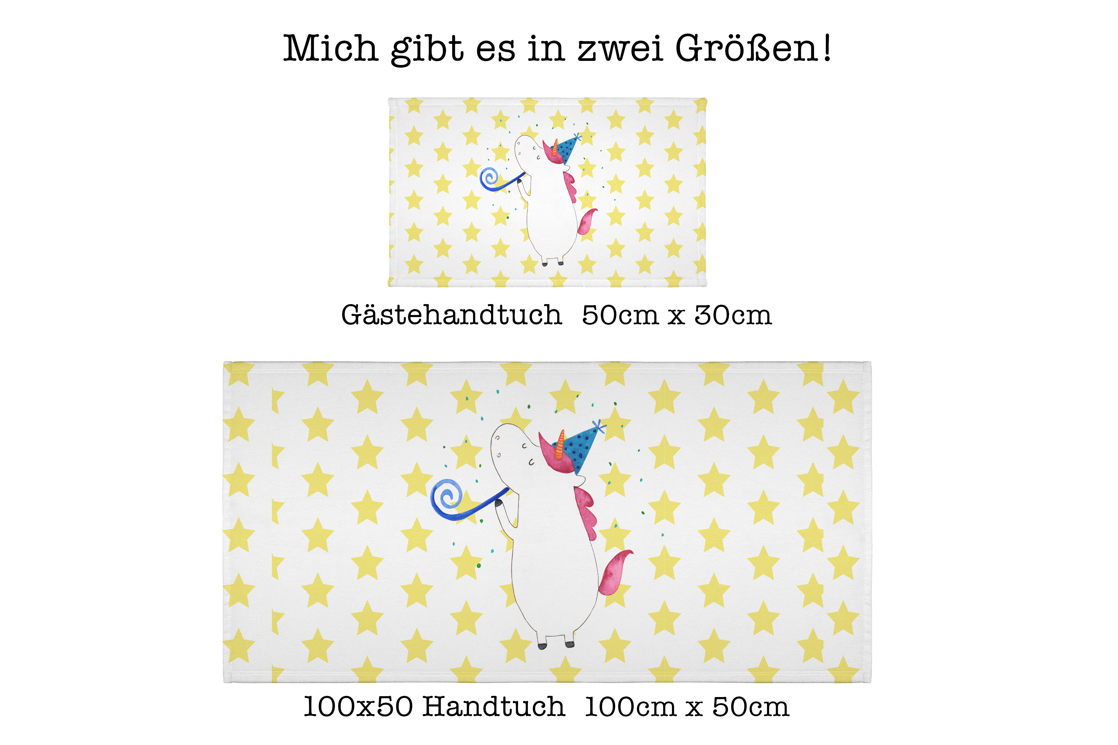 Handtuch Einhorn Party