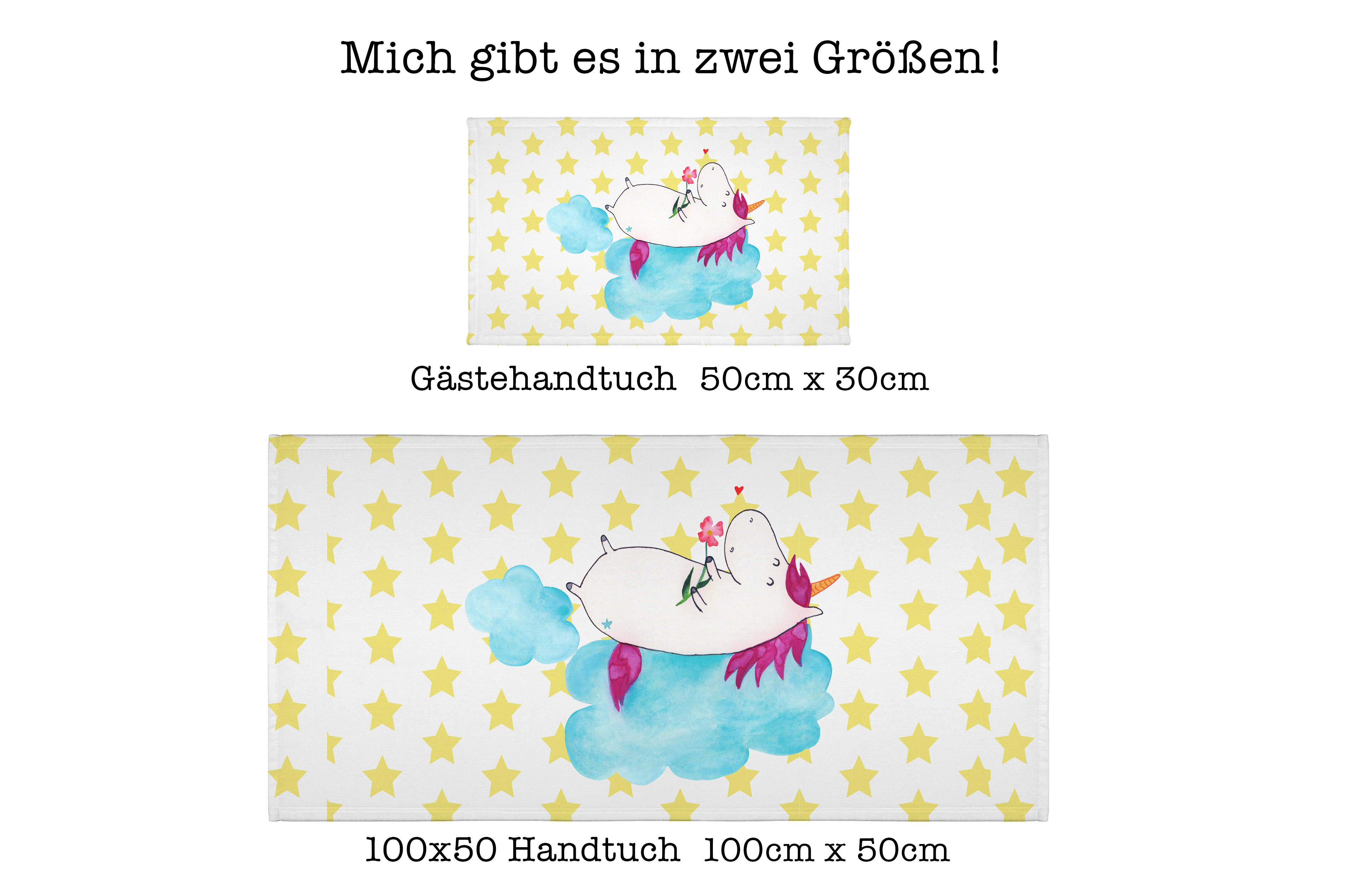 Handtuch Einhorn Verliebt