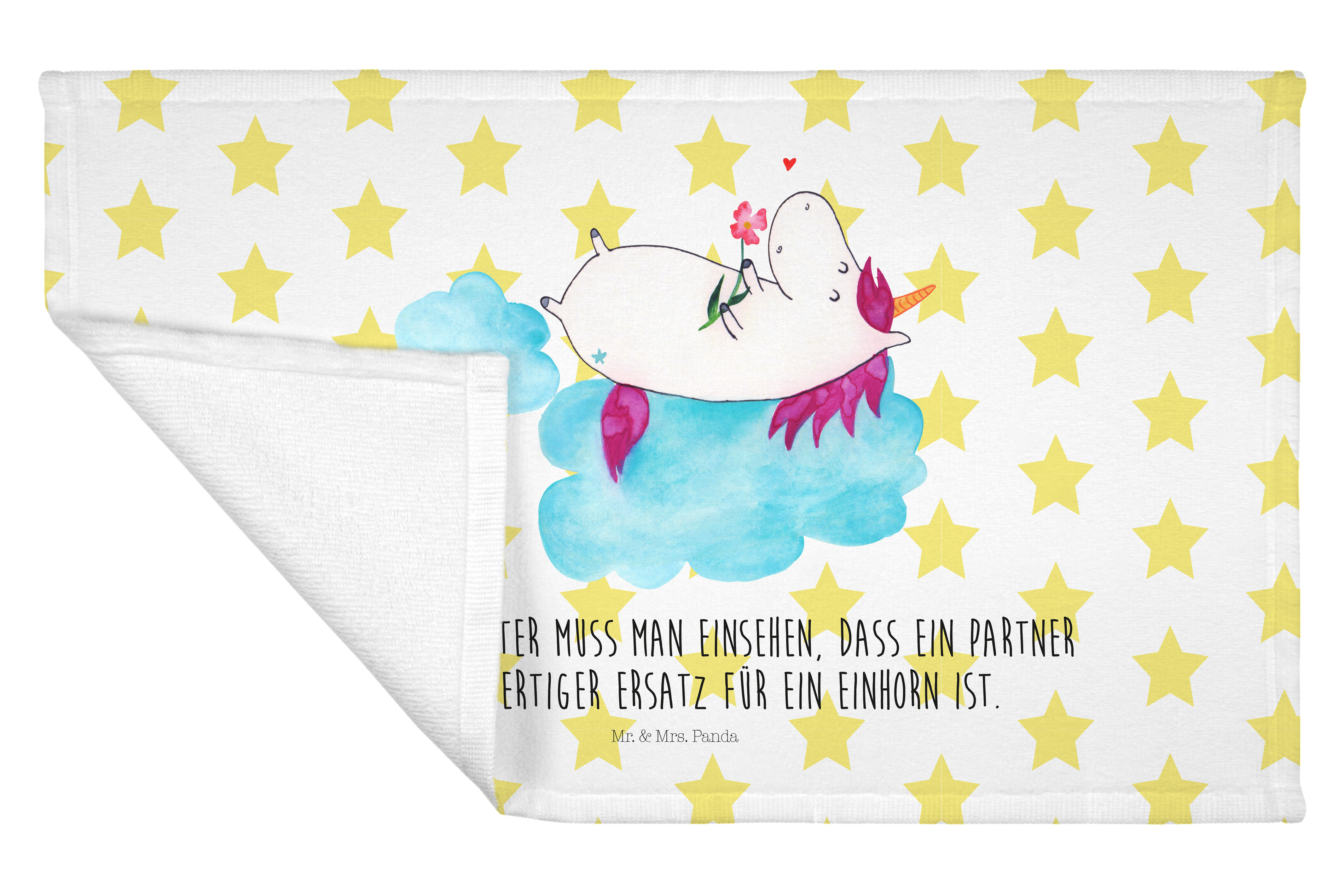 Handtuch Einhorn Verliebt