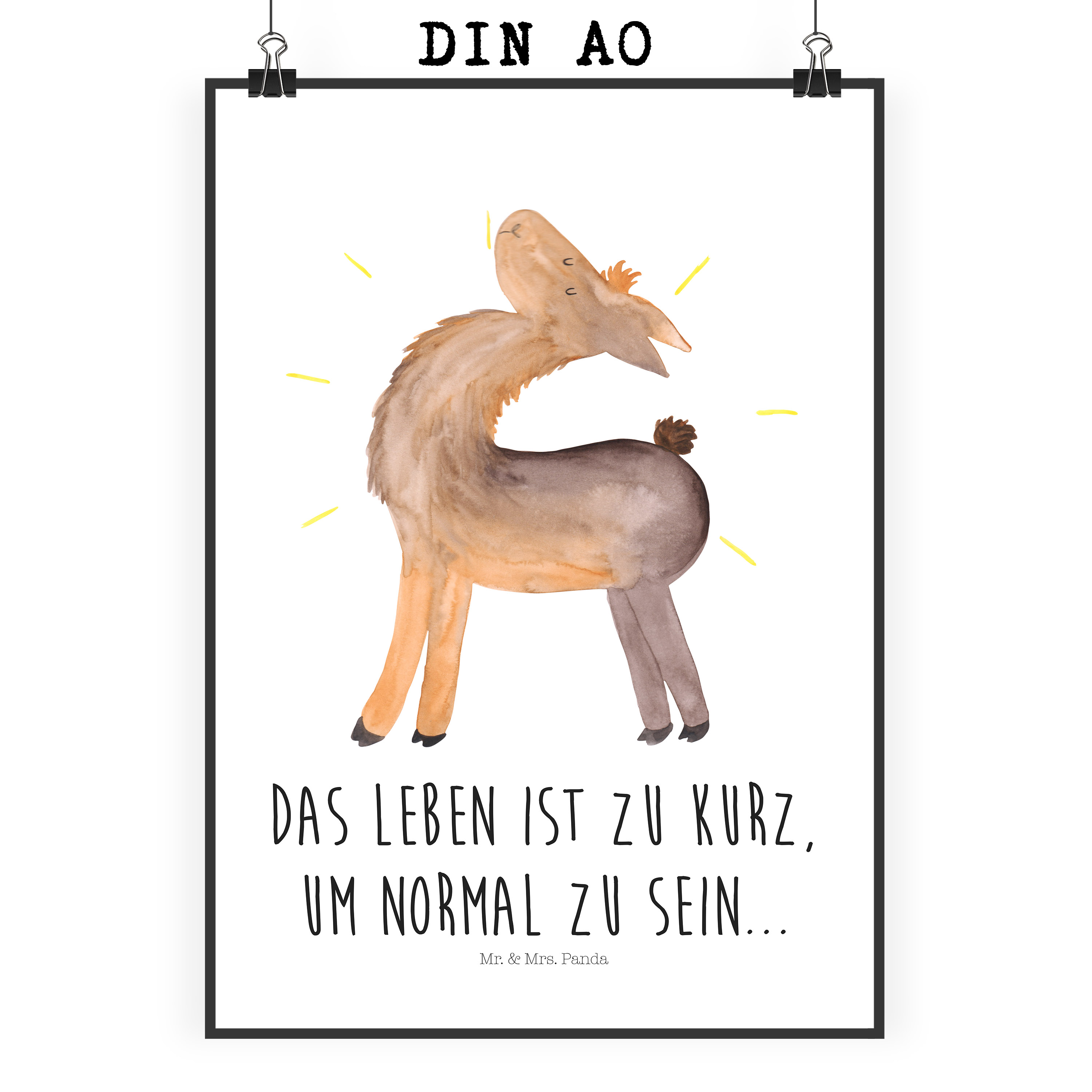 Poster Lama Stolz