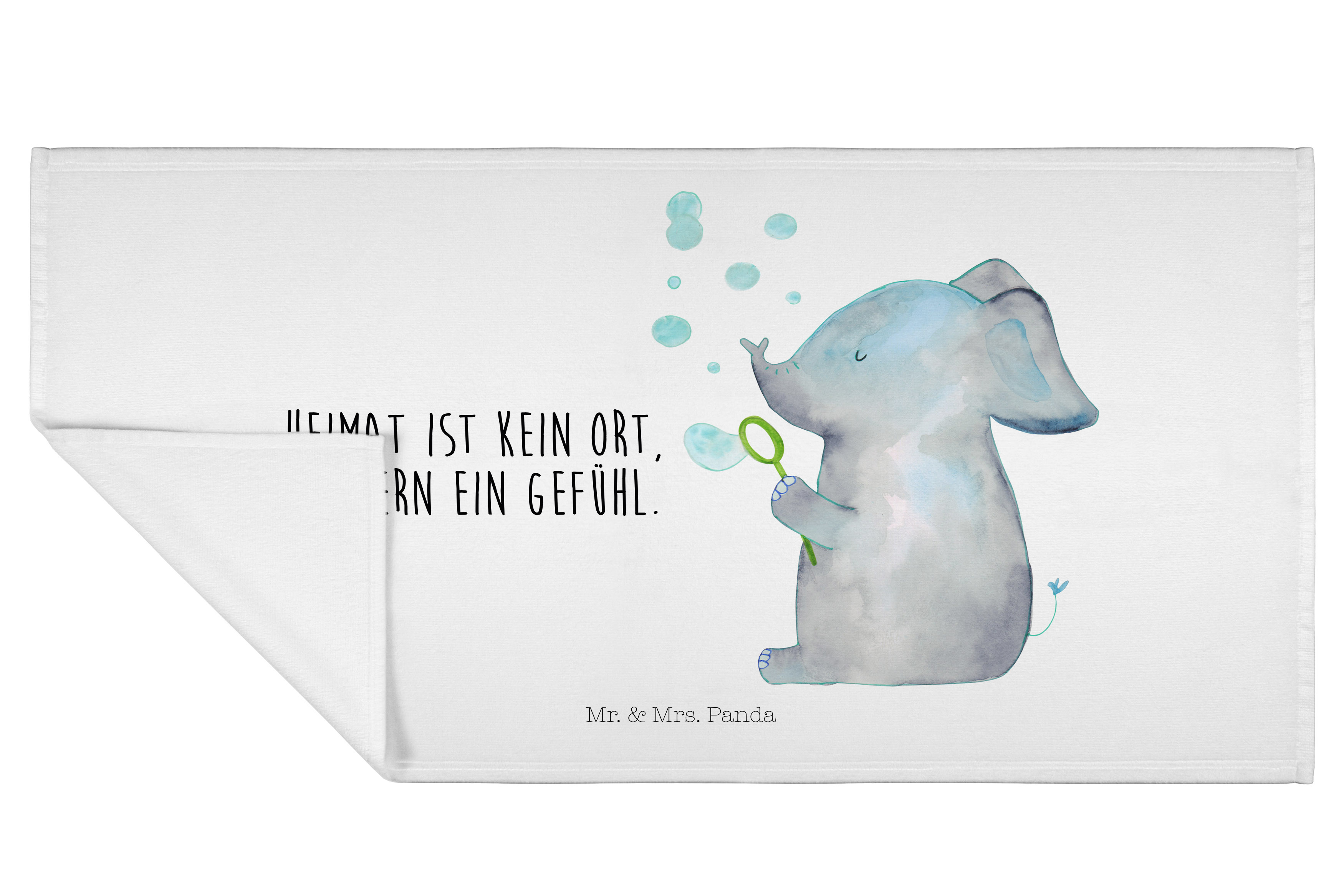 Handtuch Elefant Seifenblasen