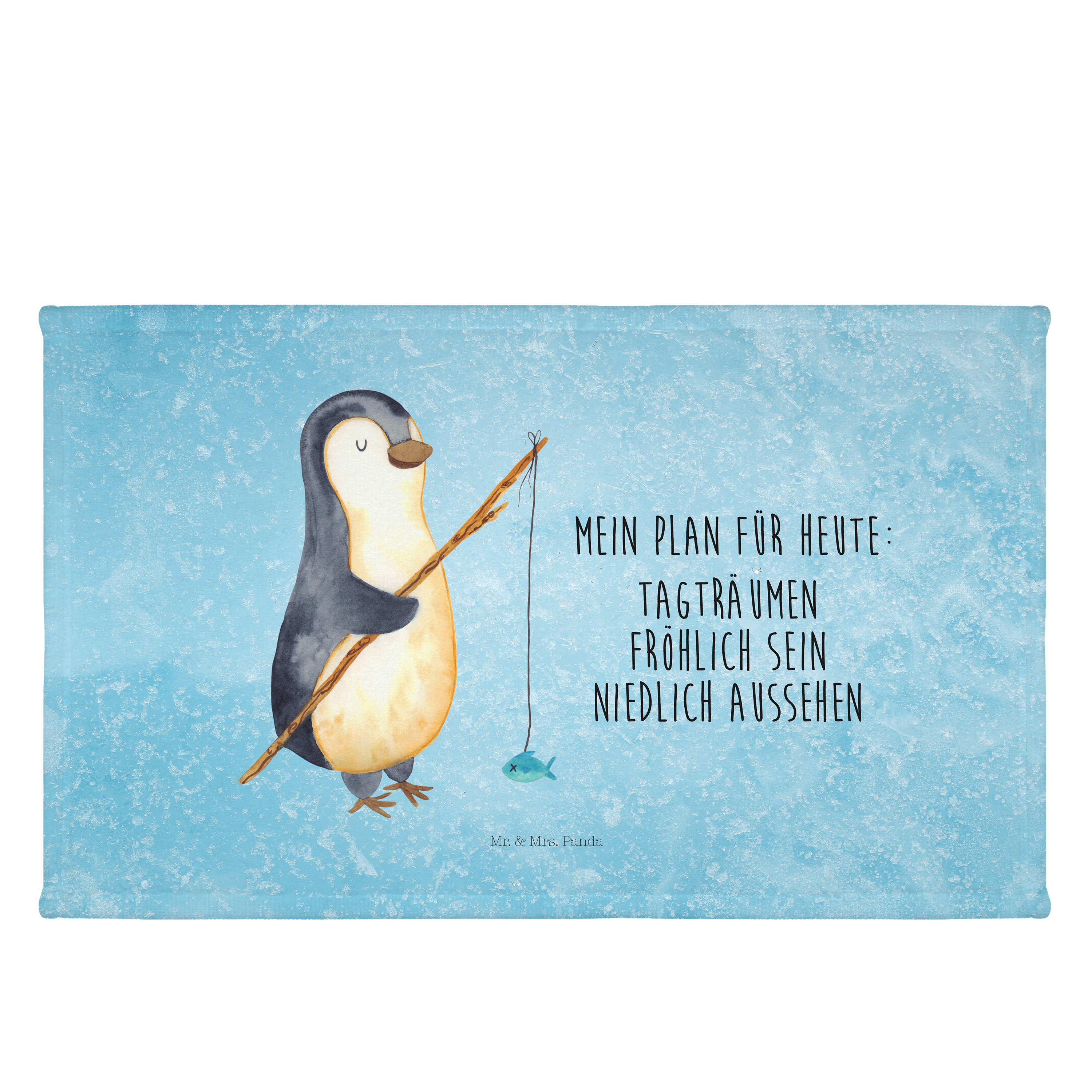 Handtuch Pinguin Angler