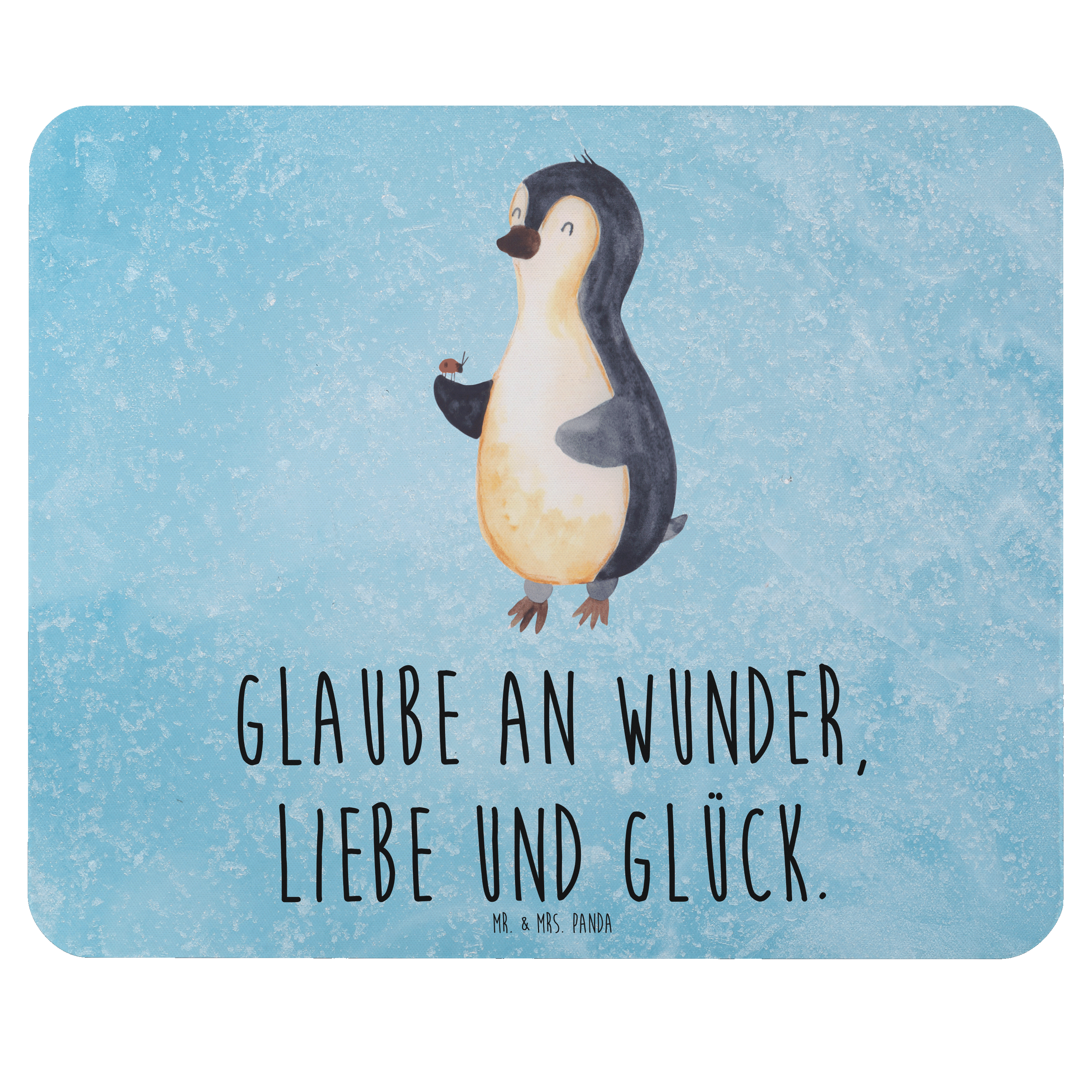 Mauspad Pinguin Marienkäfer