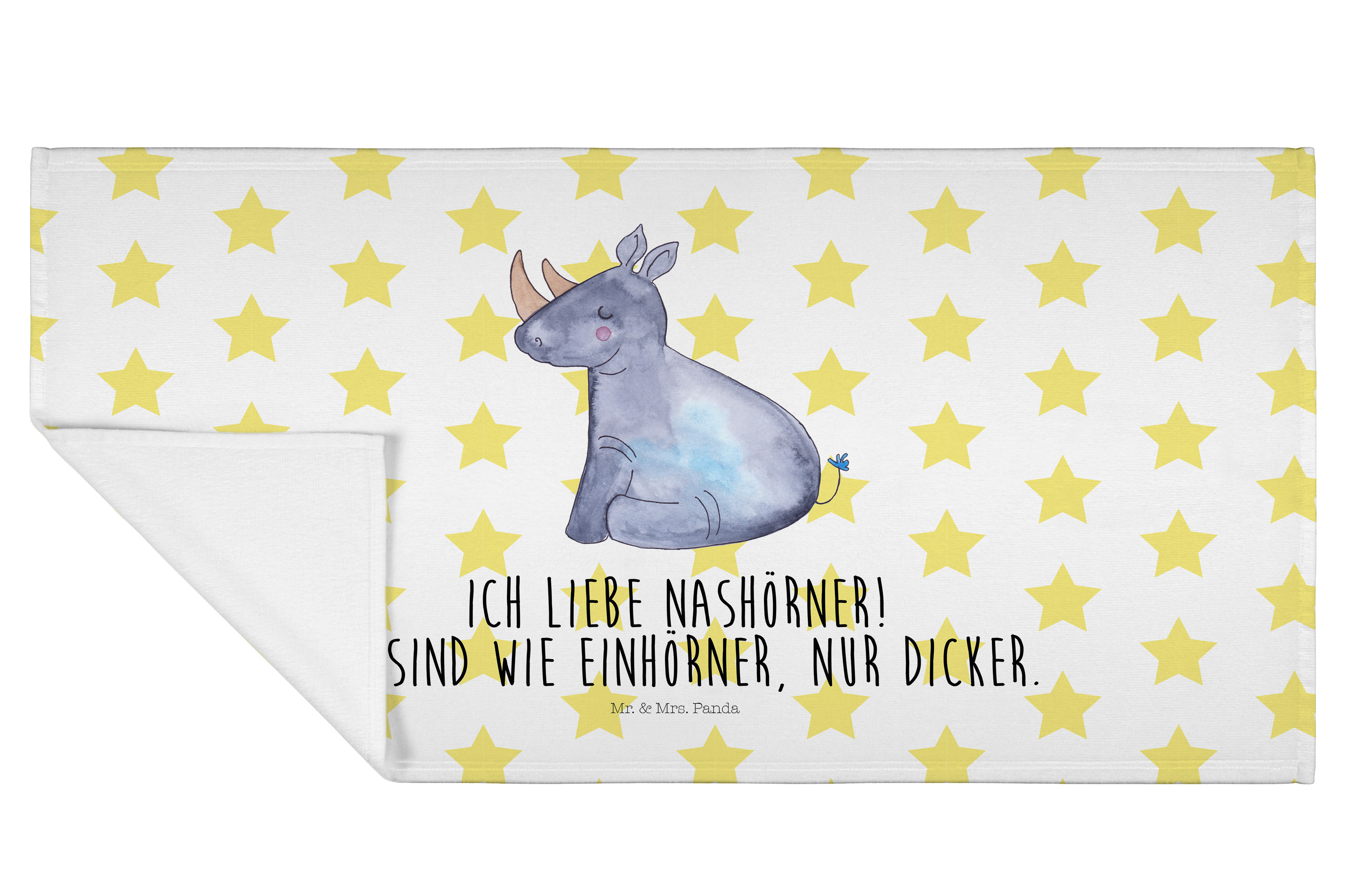 Handtuch Einhorn Nashorn