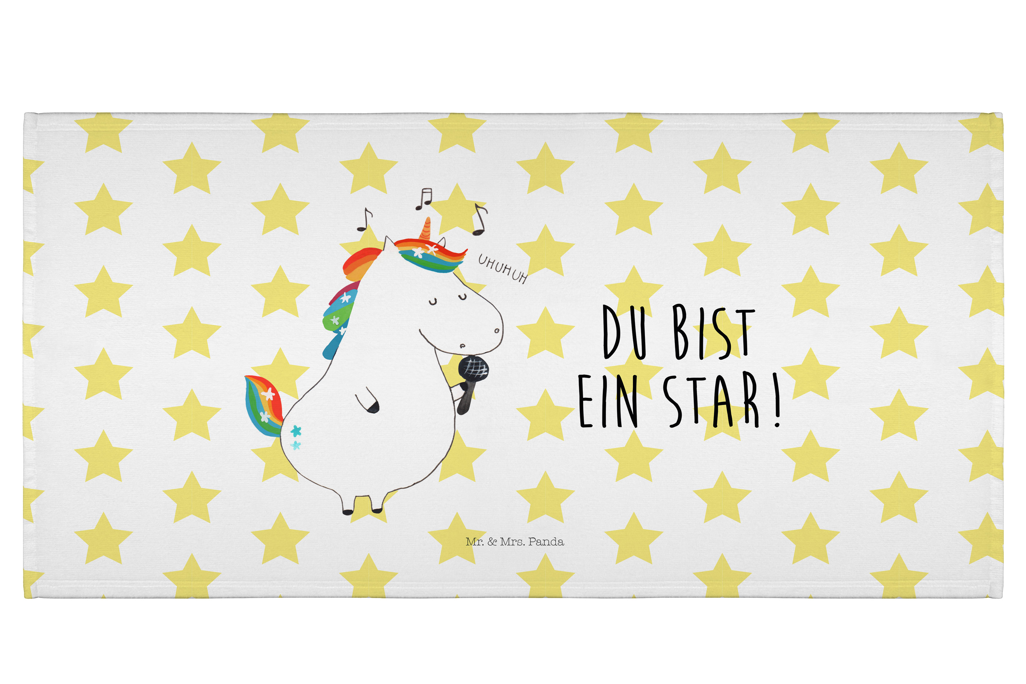 Handtuch Einhorn Sänger