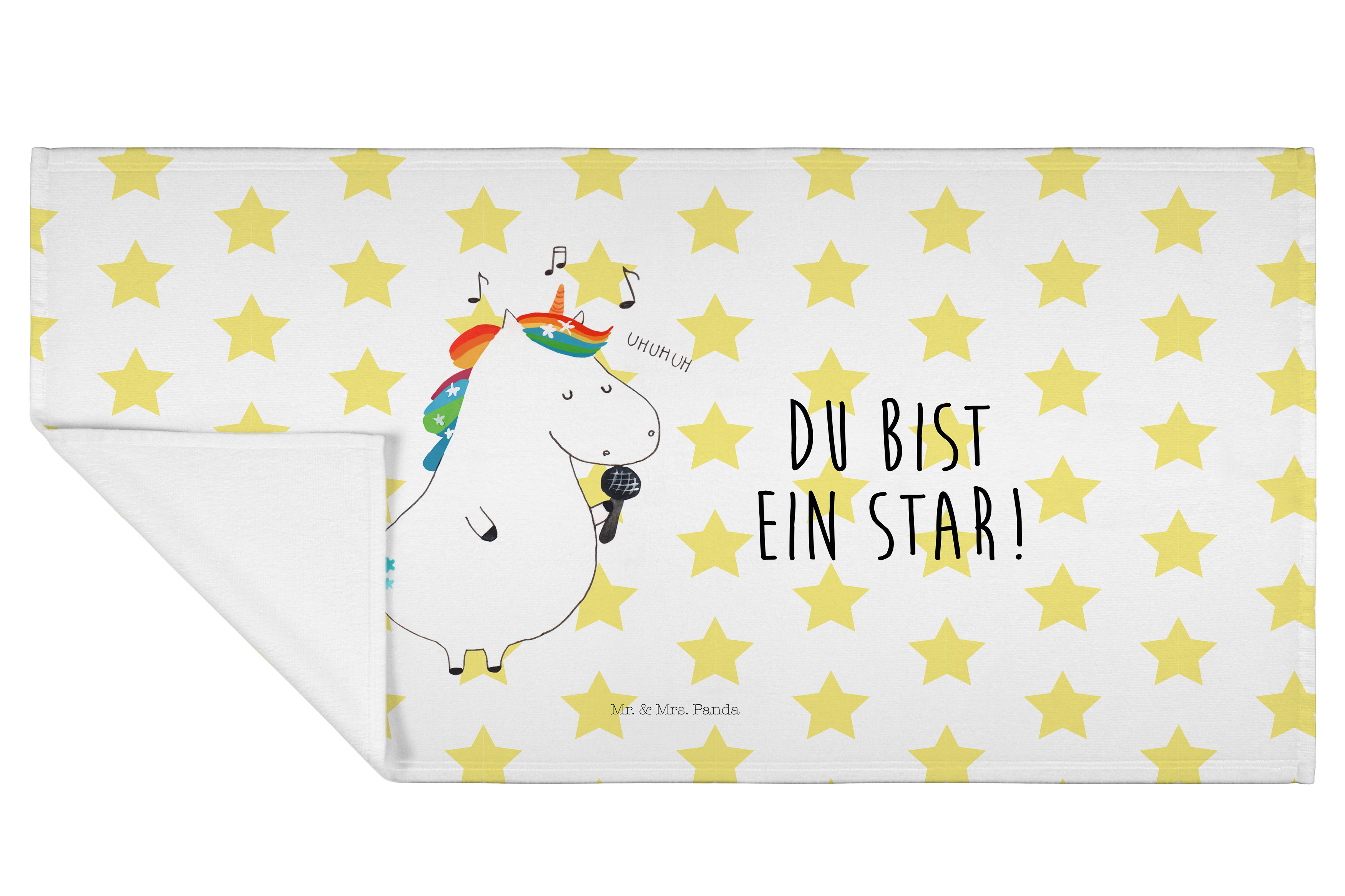 Handtuch Einhorn Sänger