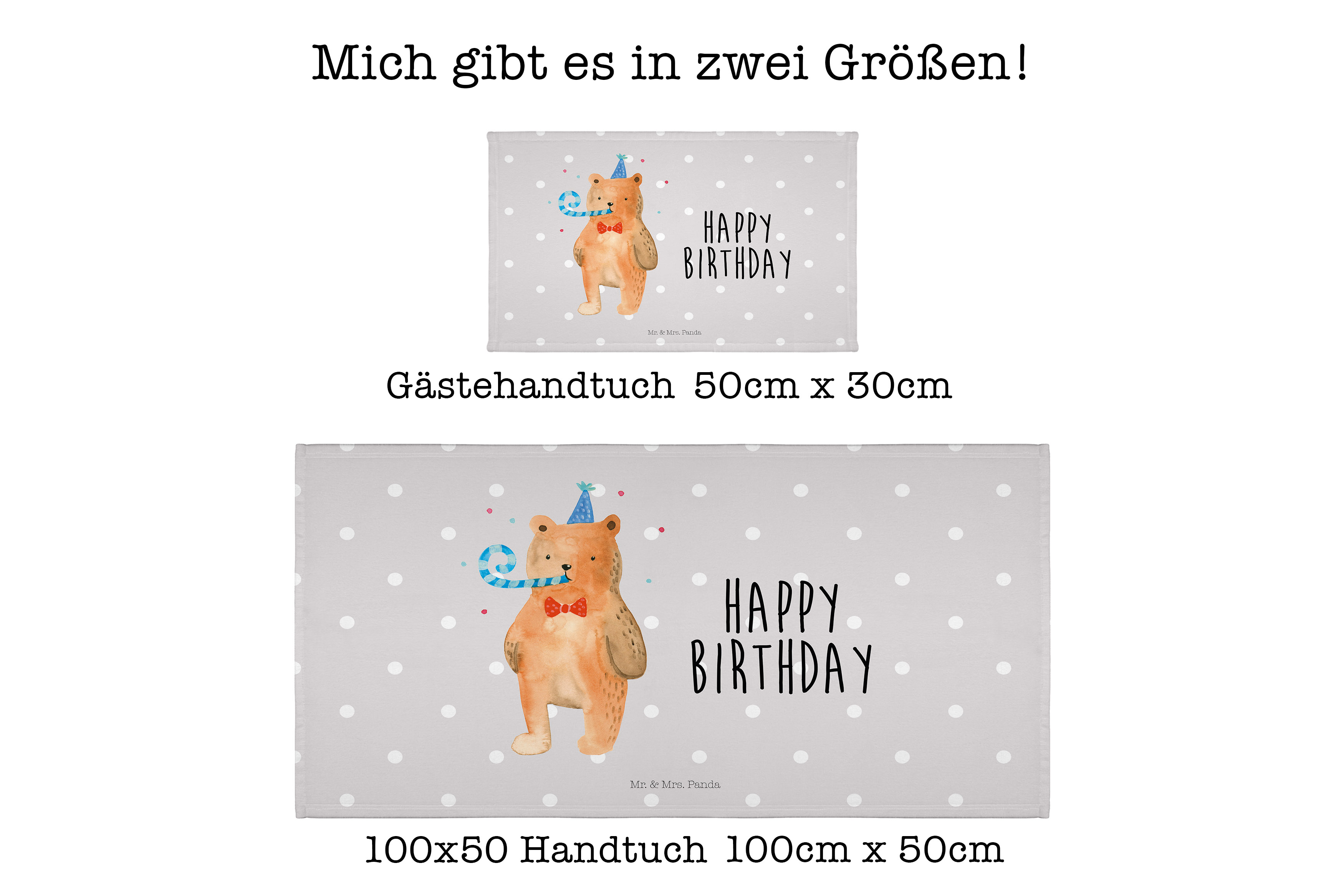 Handtuch Bär Geburtstag