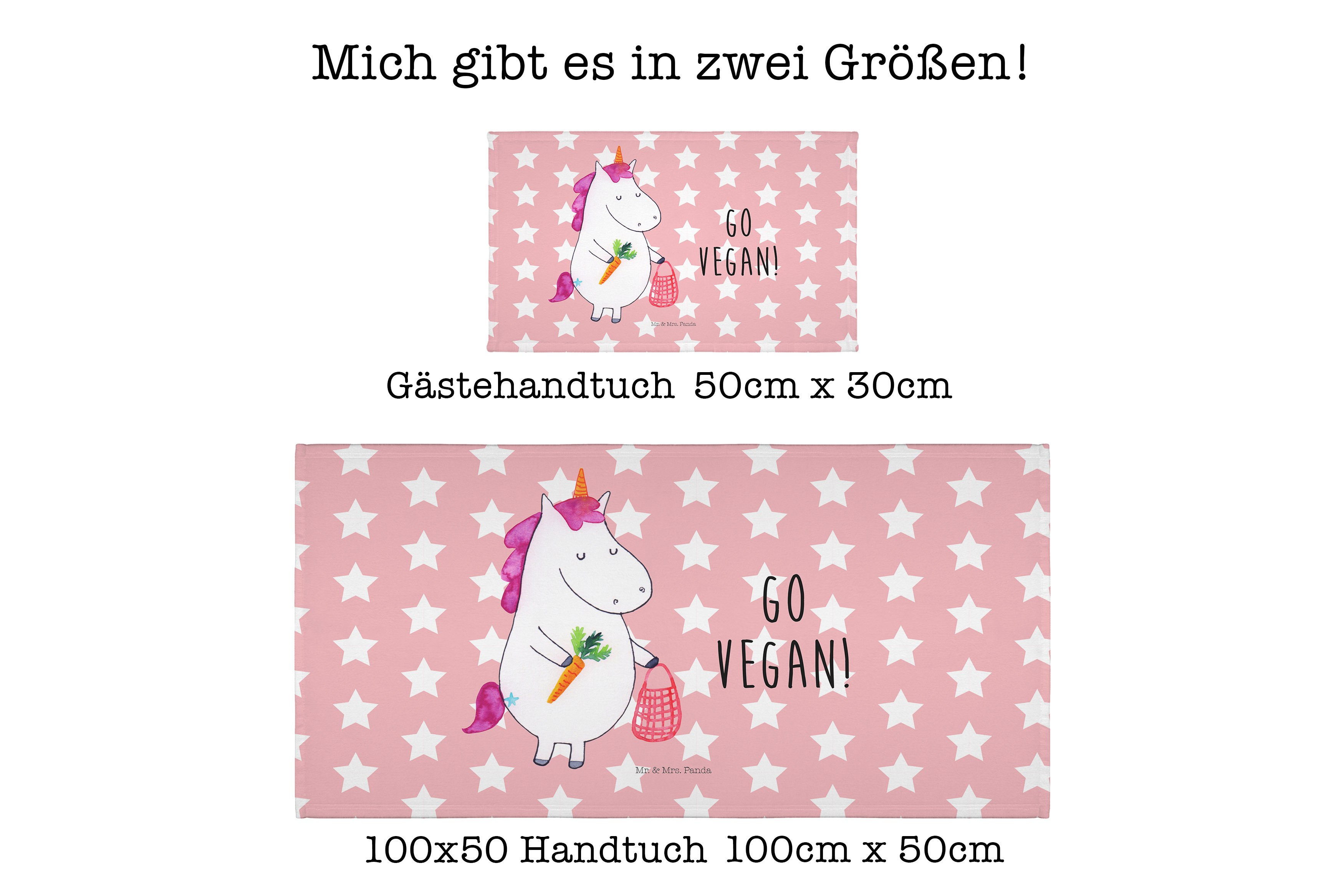 Handtuch Einhorn Vegan