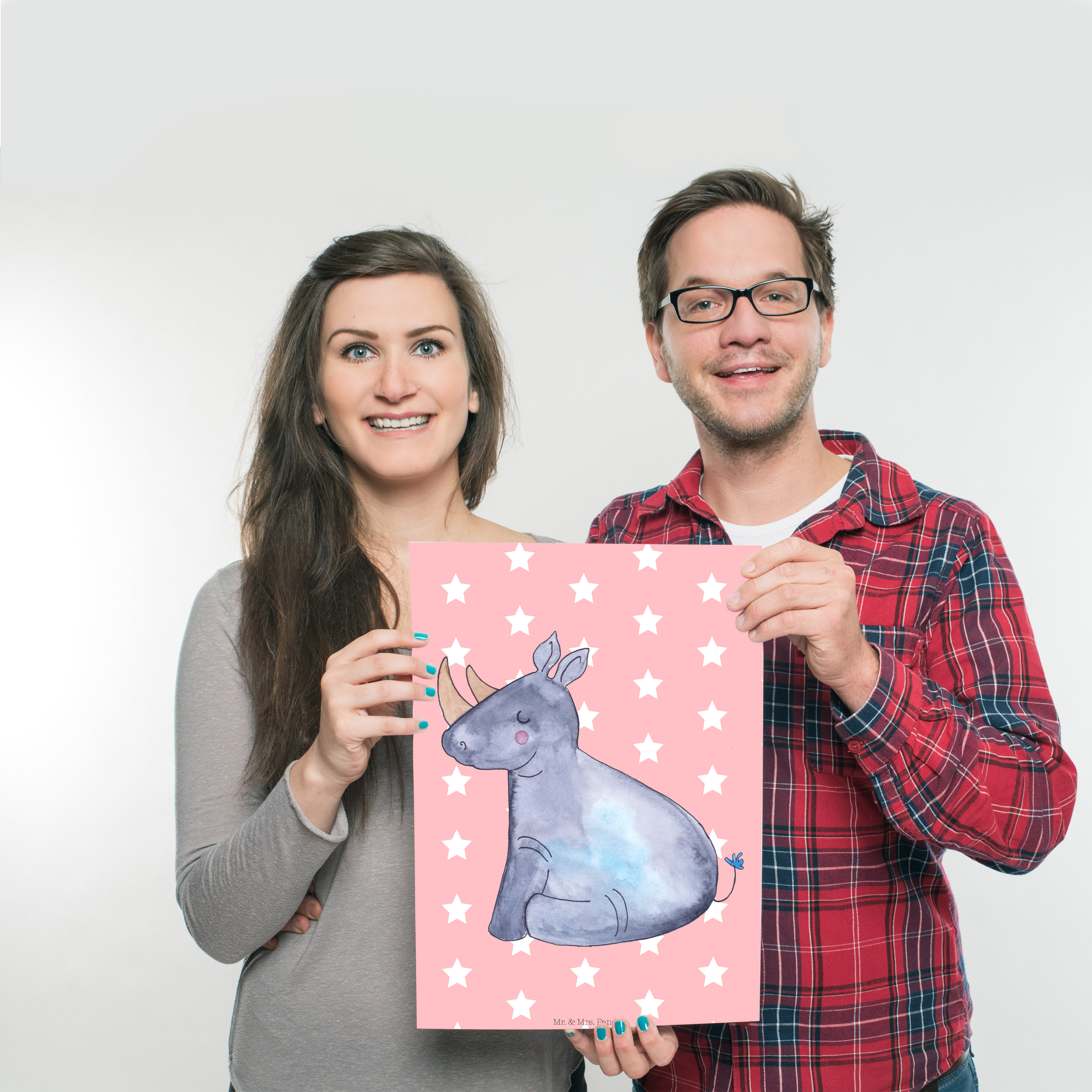 Poster Einhorn Nashorn