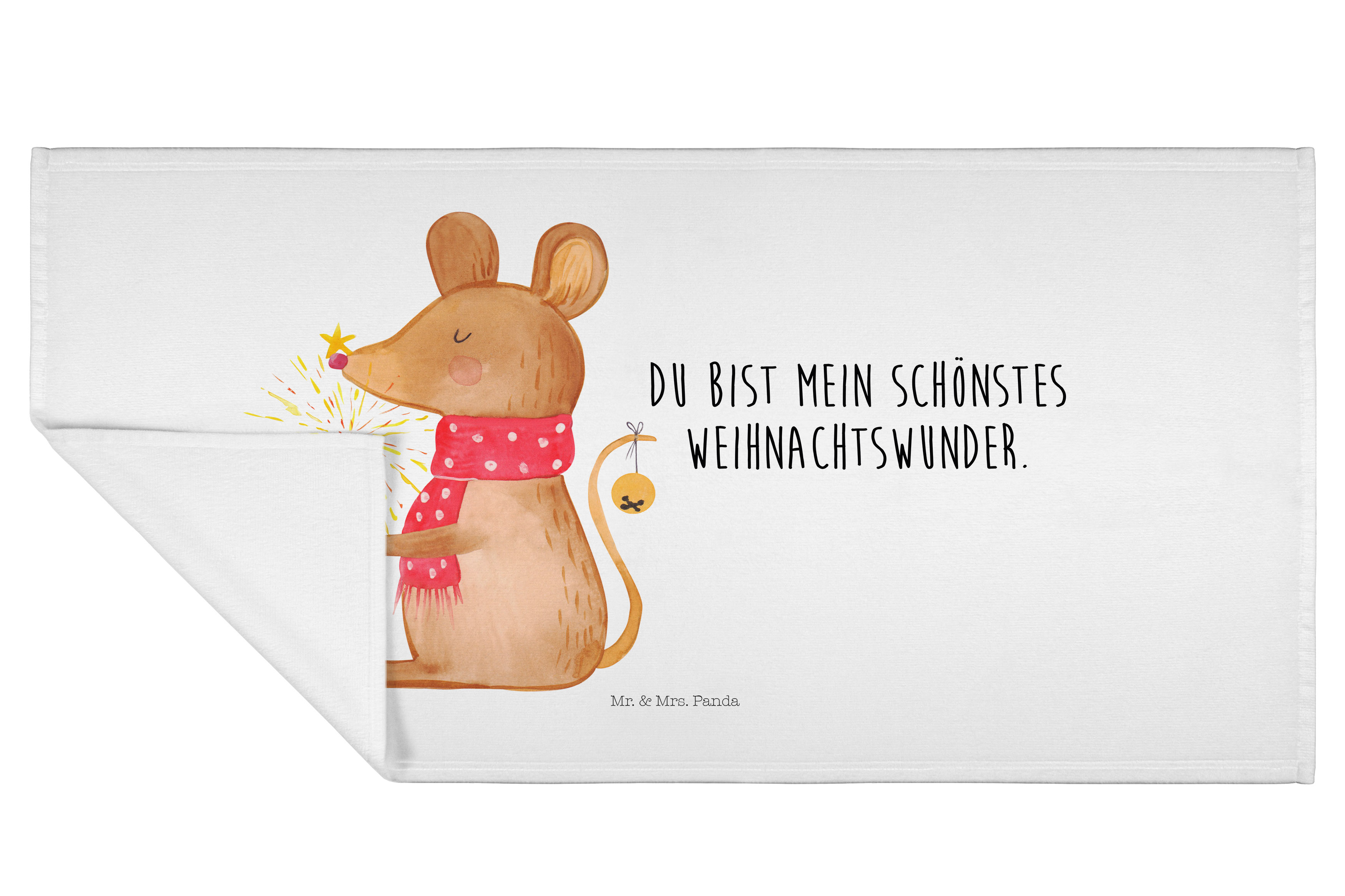 Handtuch Maus Weihnachten