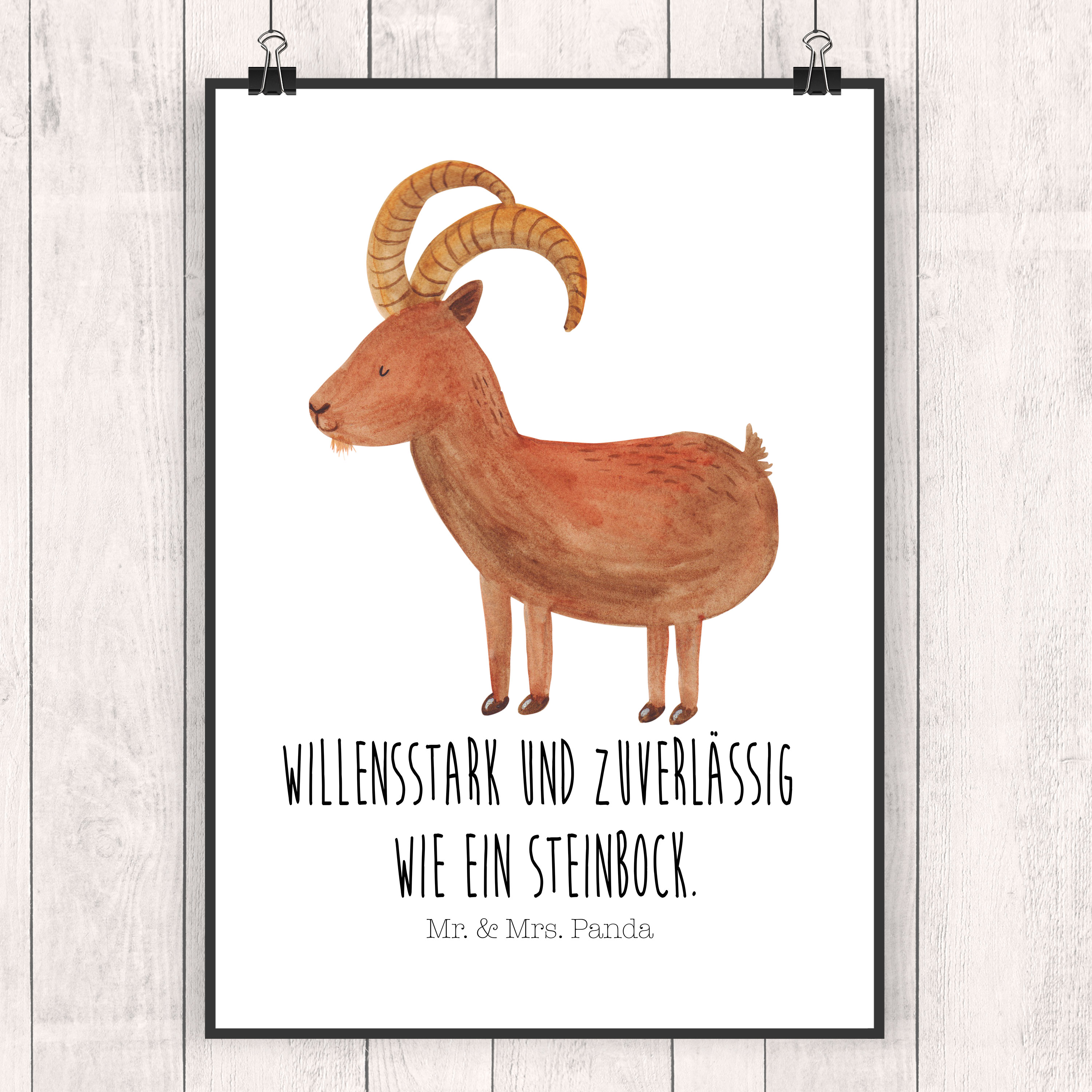 Poster Sternzeichen Steinbock