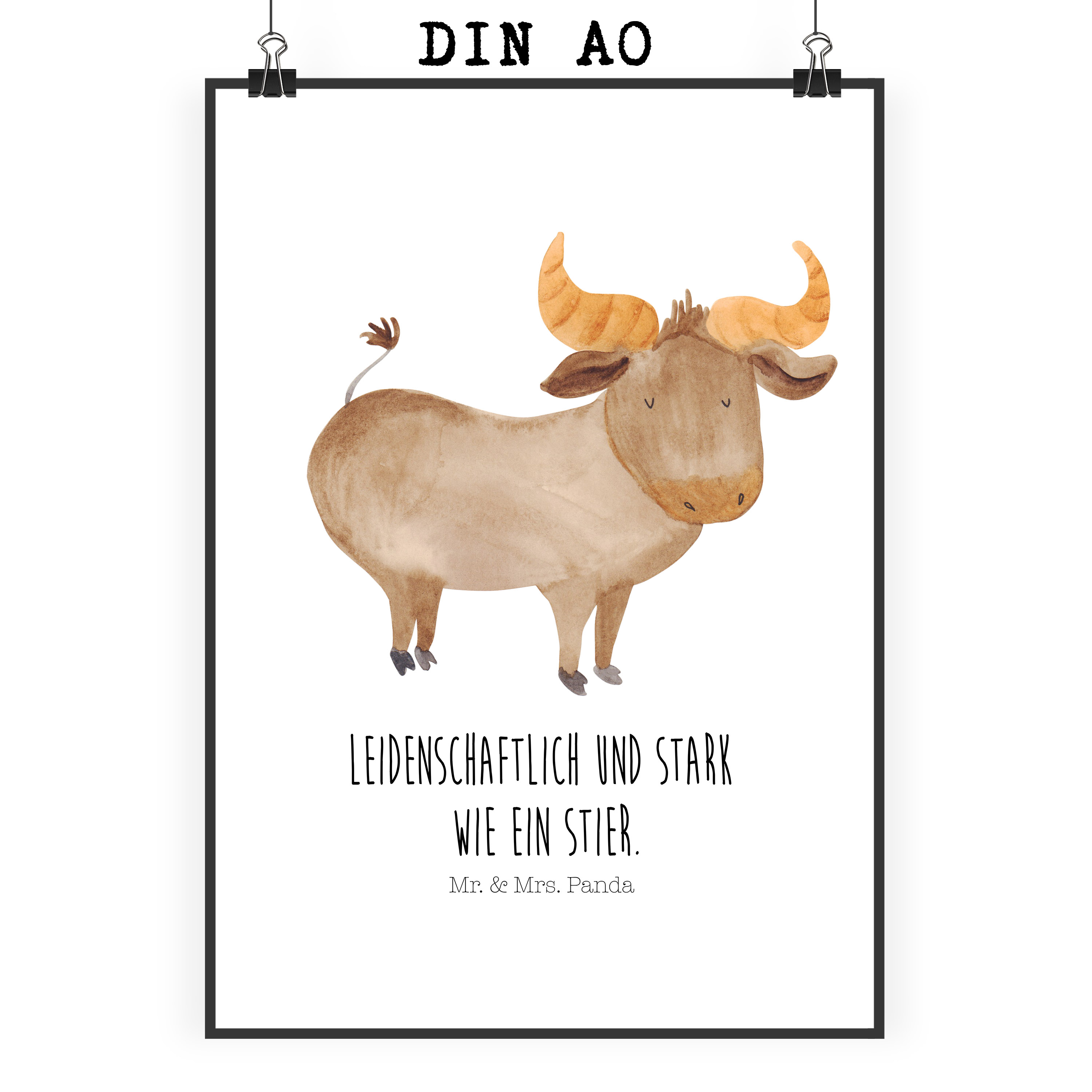 Poster Sternzeichen Stier