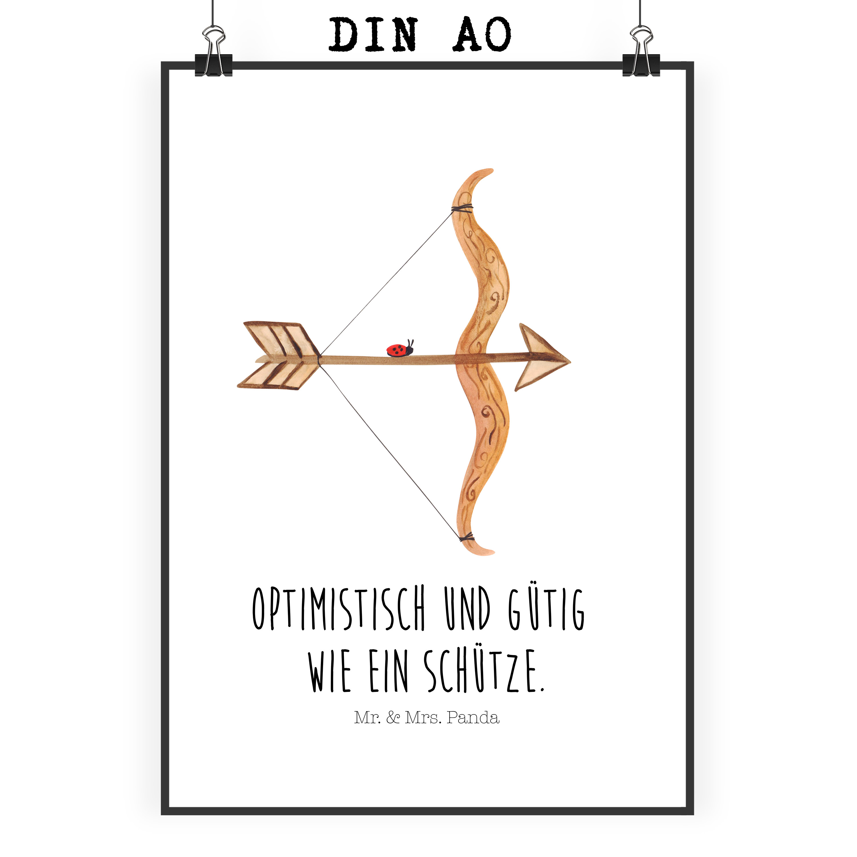 Poster Sternzeichen Schütze