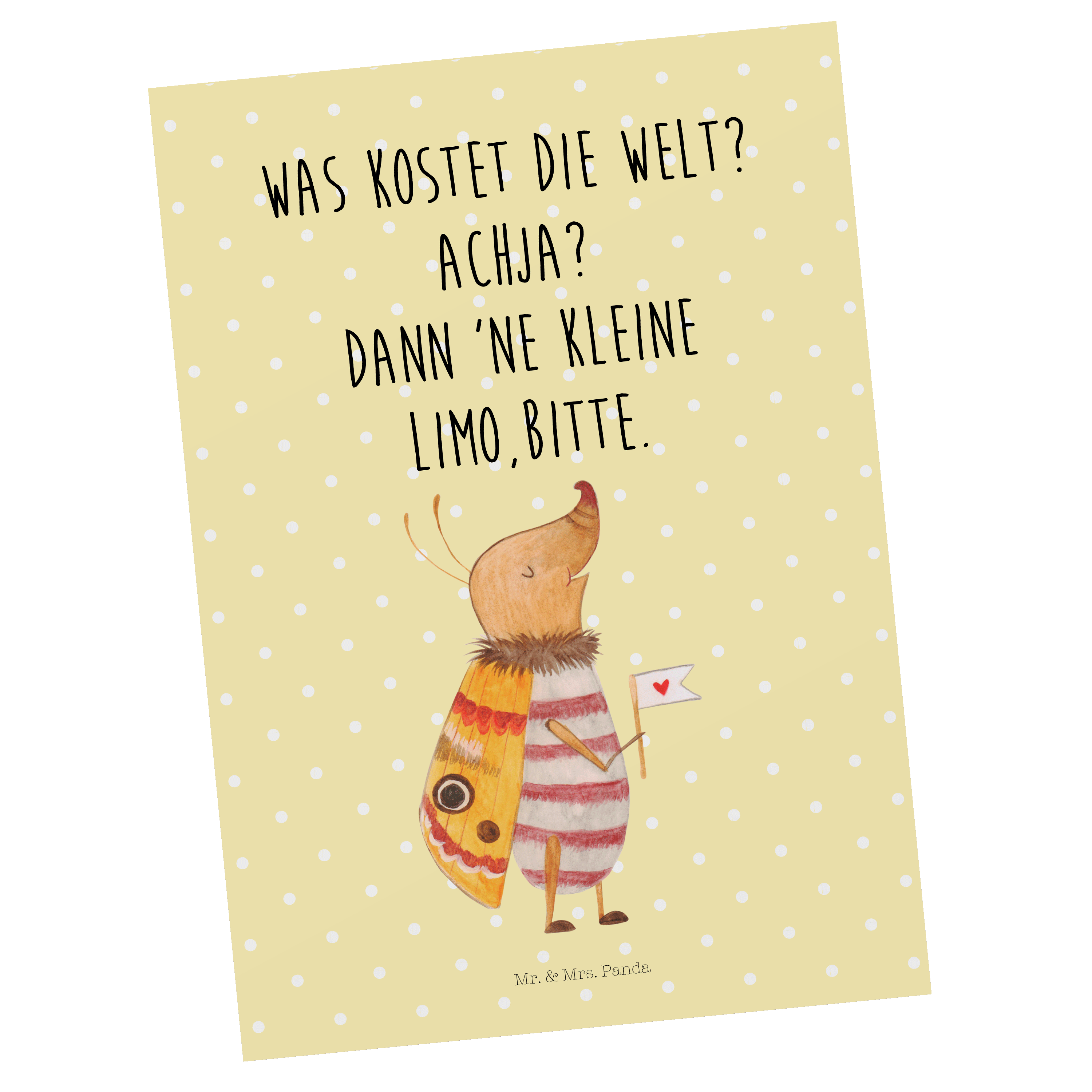 Postkarte Nachtfalter Fähnchen - Geschenk Grußkarte Spruch witzig Ansichtskarten - Bild 16 von 20