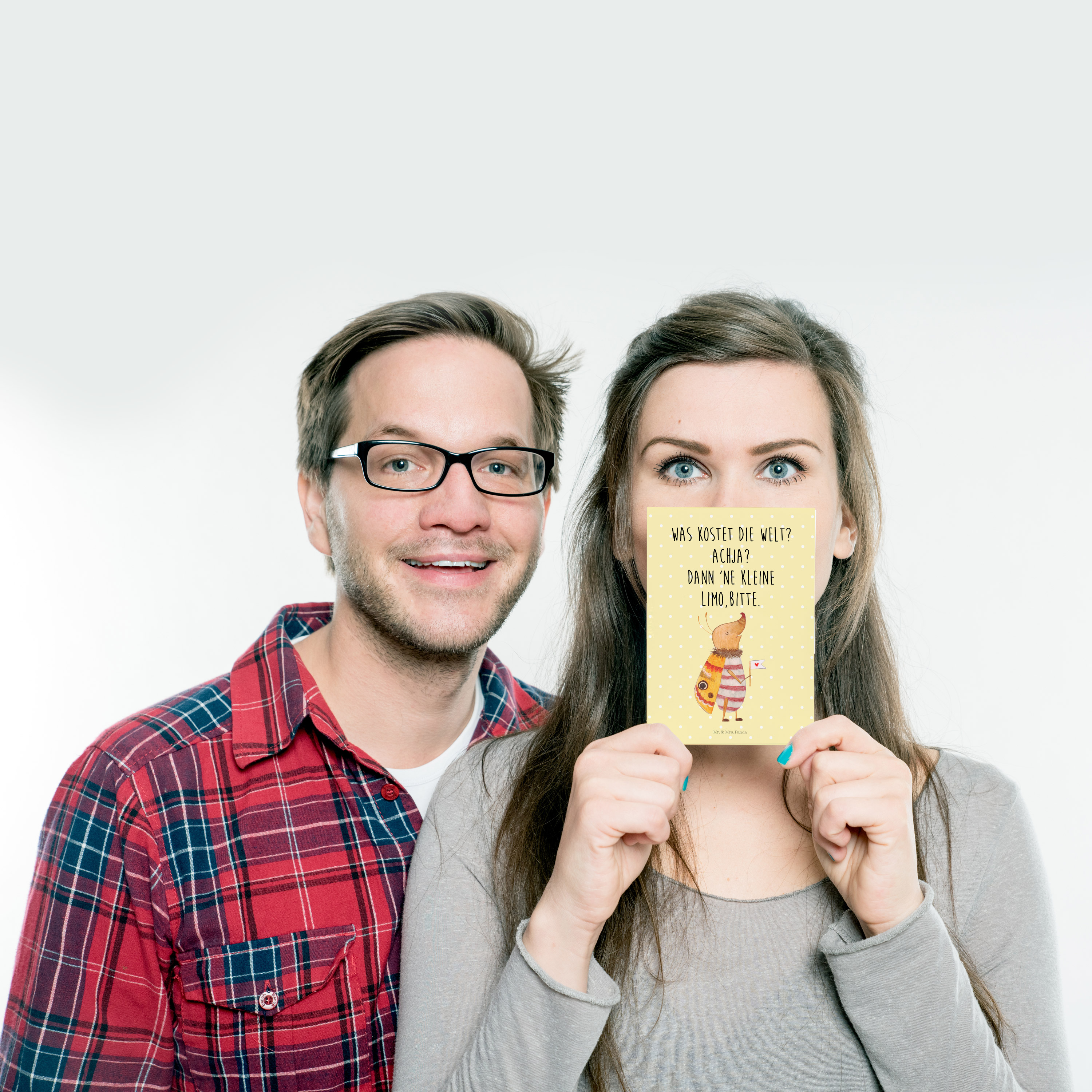 Postkarte Nachtfalter Fähnchen - Geschenk Grußkarte Spruch witzig Ansichtskarten - Bild 19 von 20