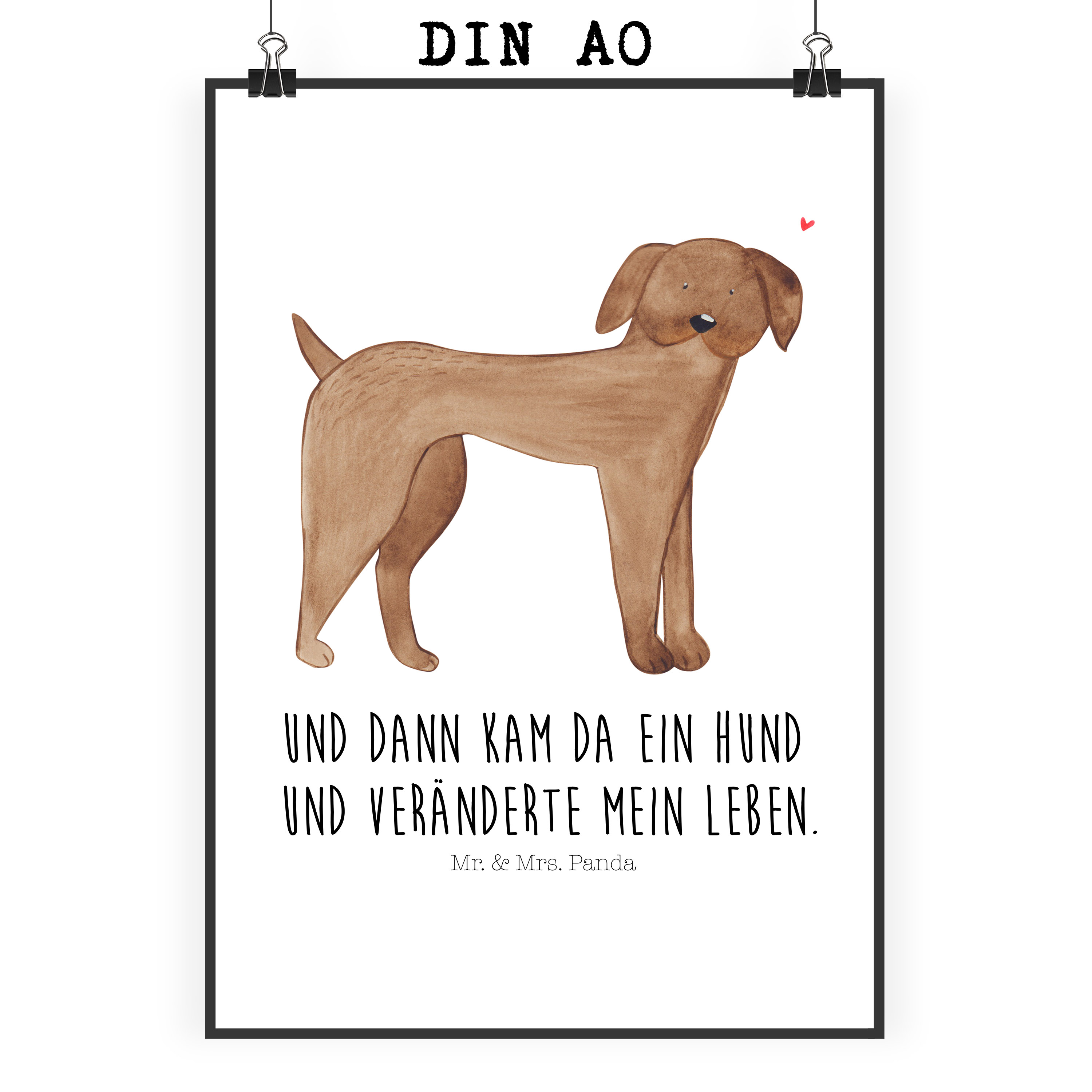 Poster Hund Dogge