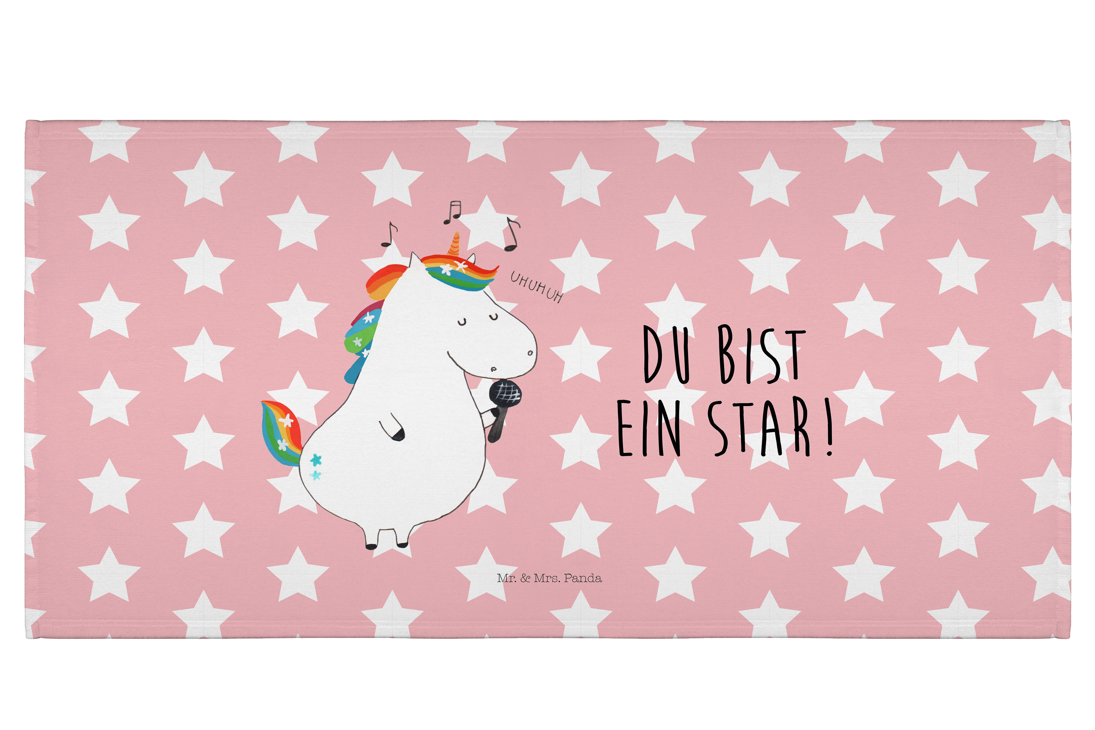 Handtuch Einhorn Sänger