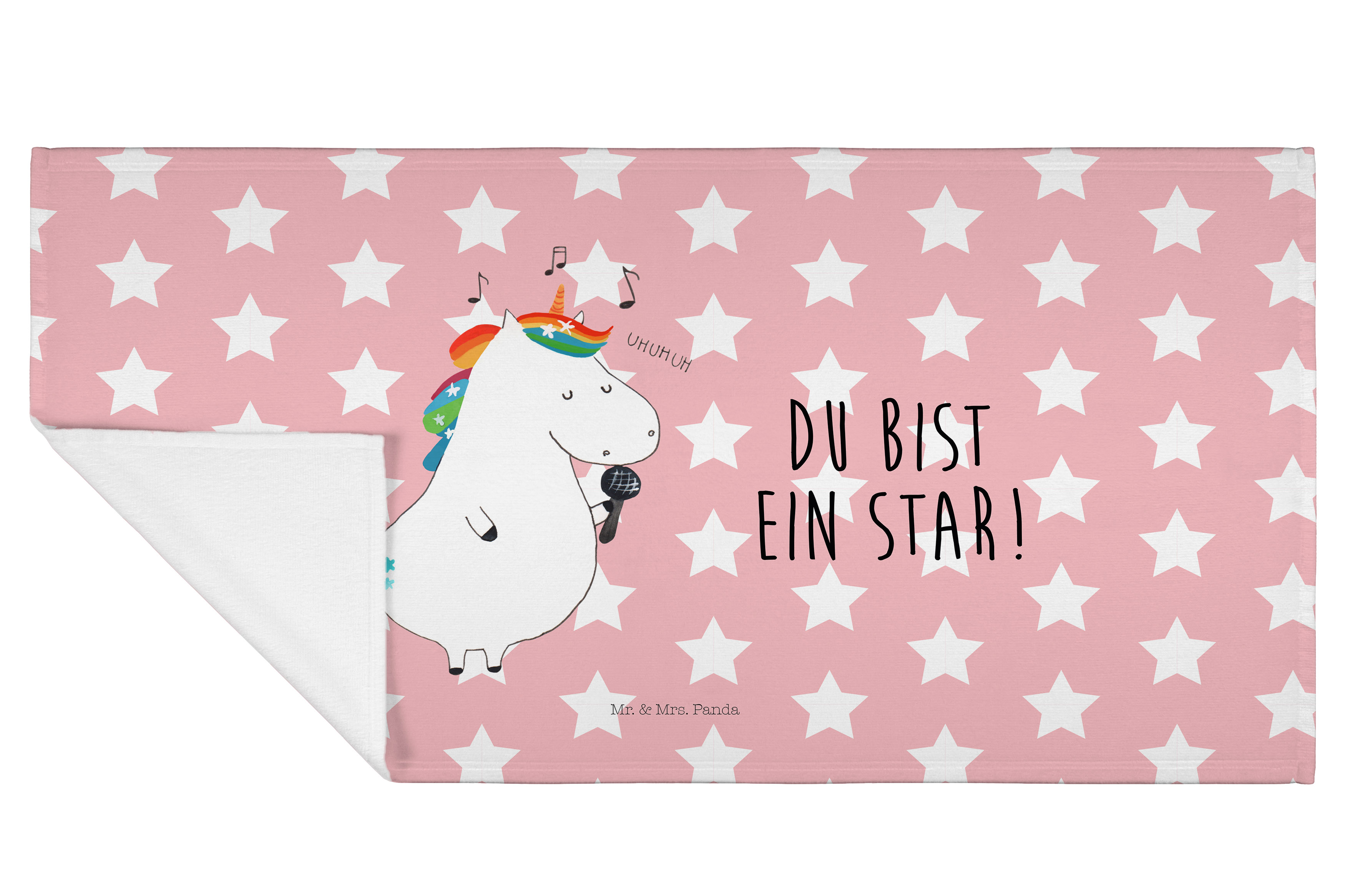 Handtuch Einhorn Sänger