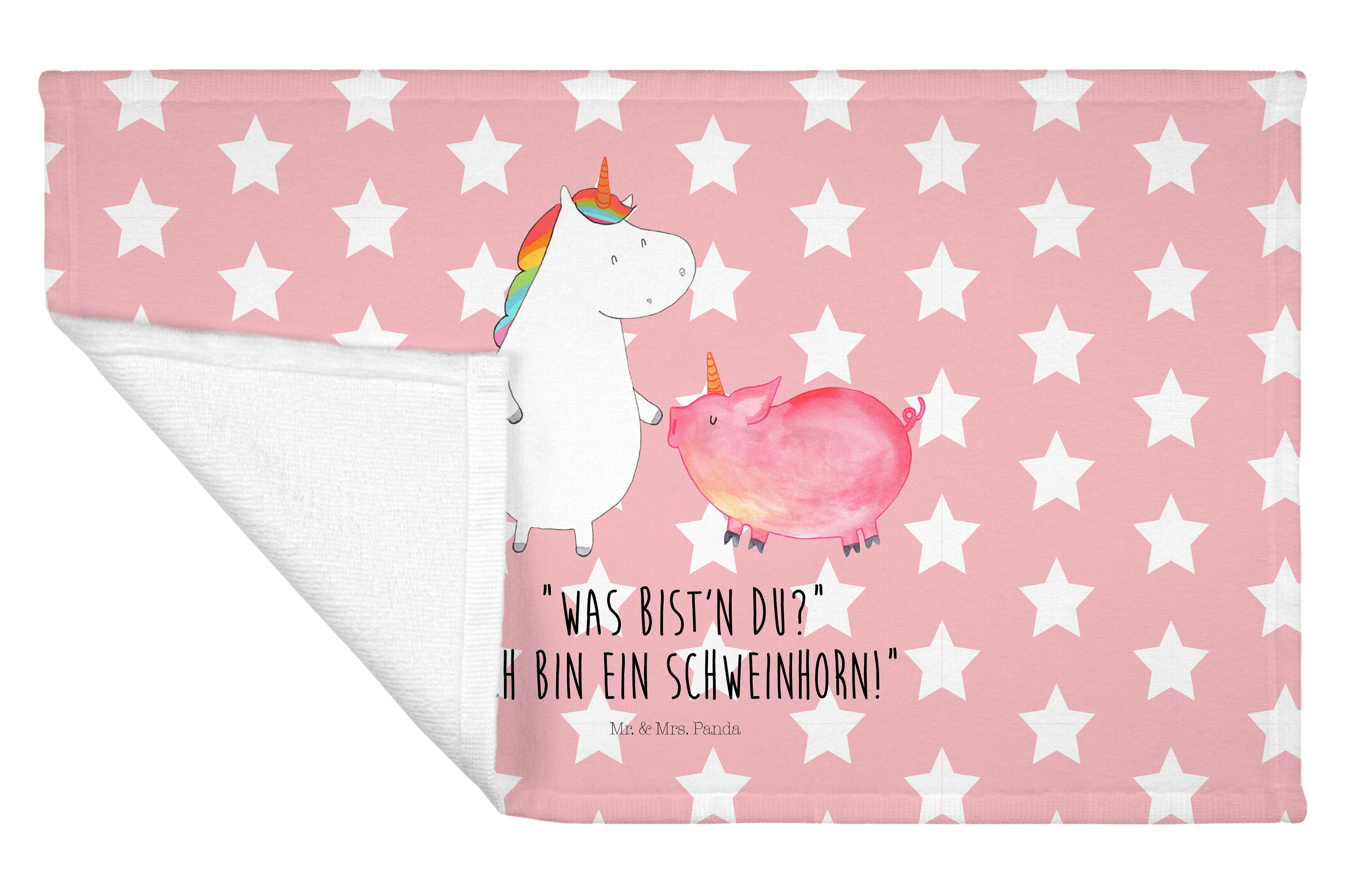 Handtuch Einhorn Schwein