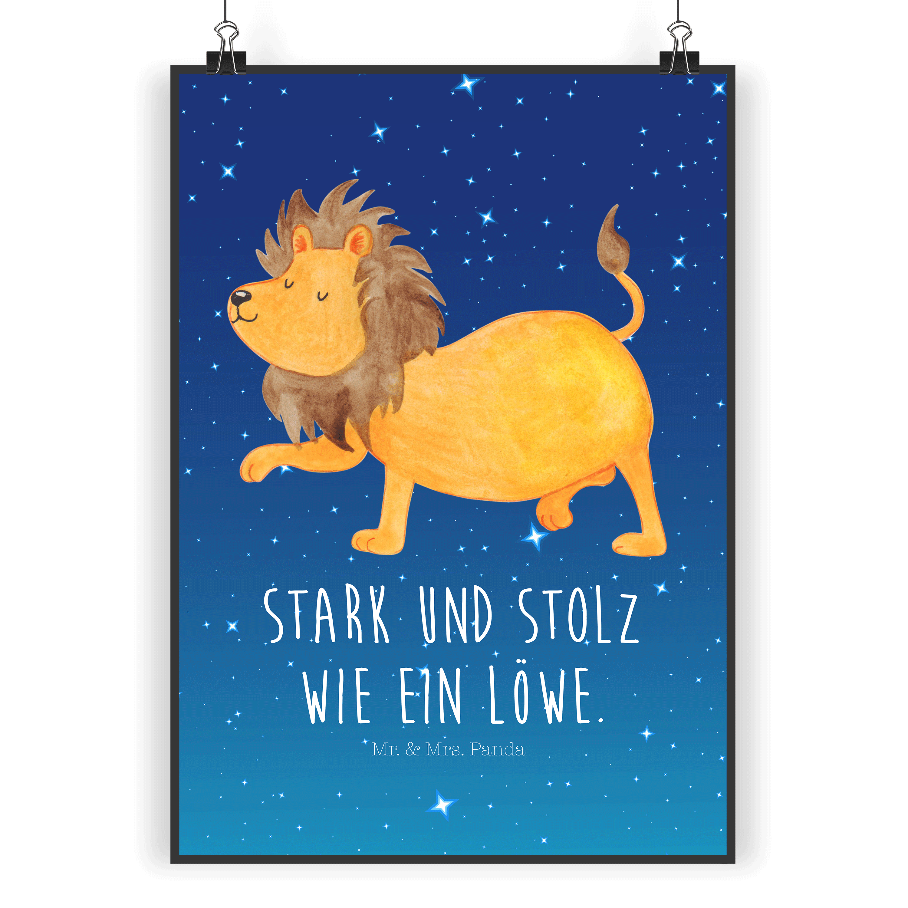 Poster Sternzeichen Löwe