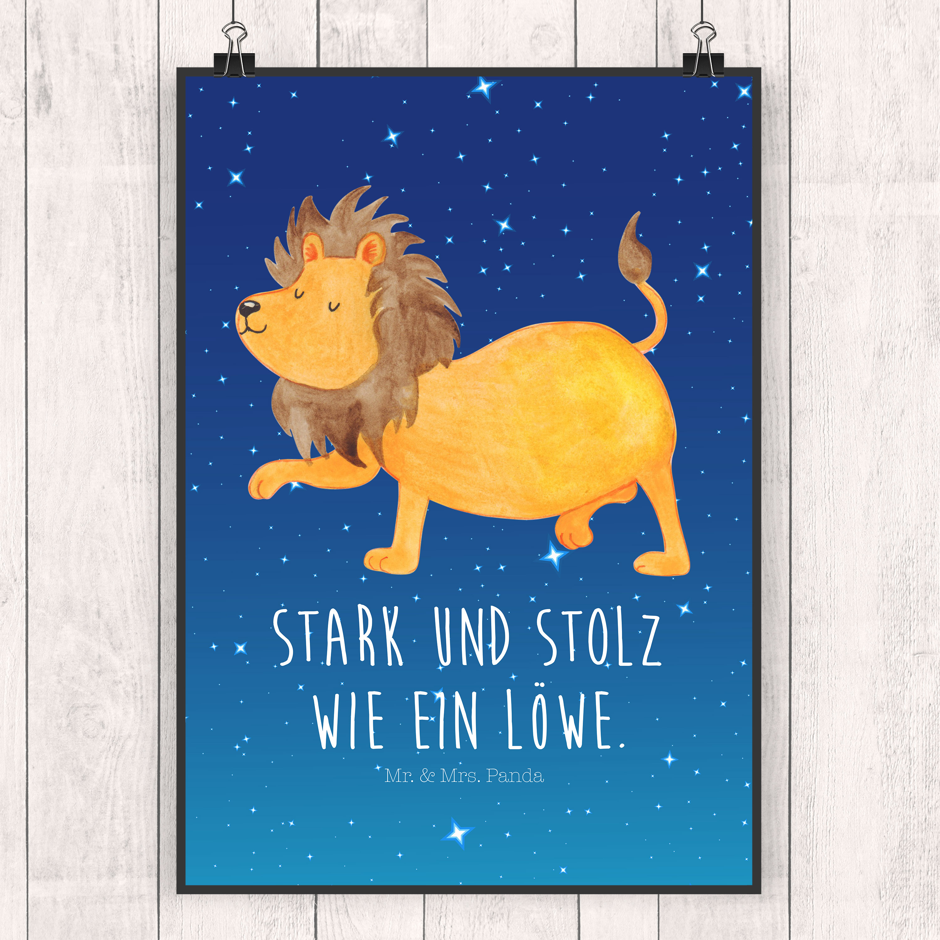 Poster Sternzeichen Löwe