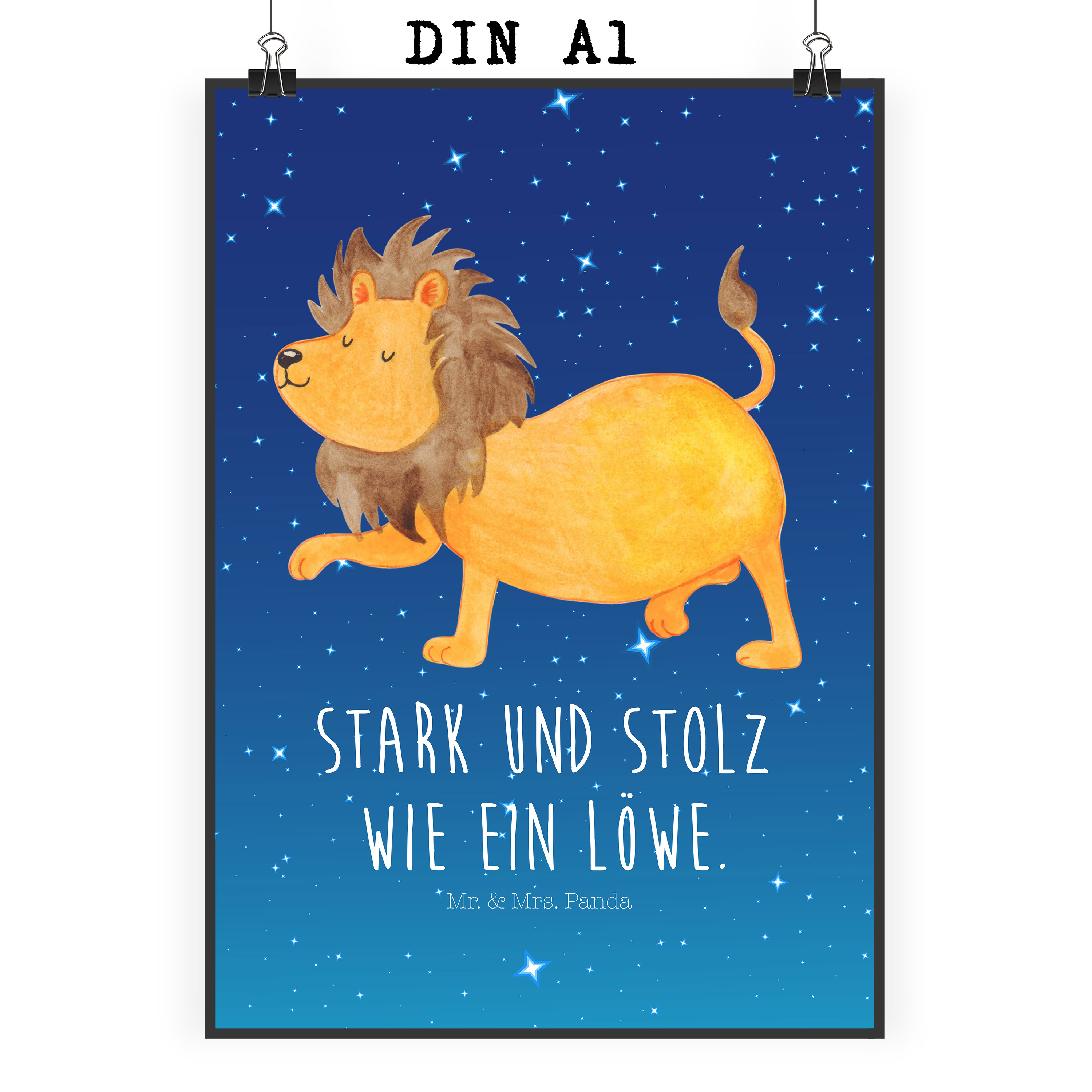 Poster Sternzeichen Löwe