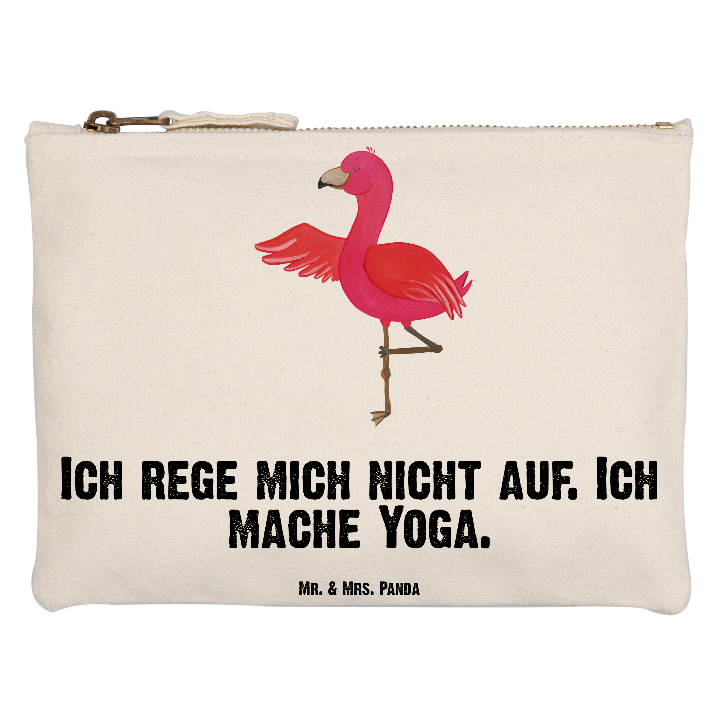 Schminktasche Flamingo Yoga