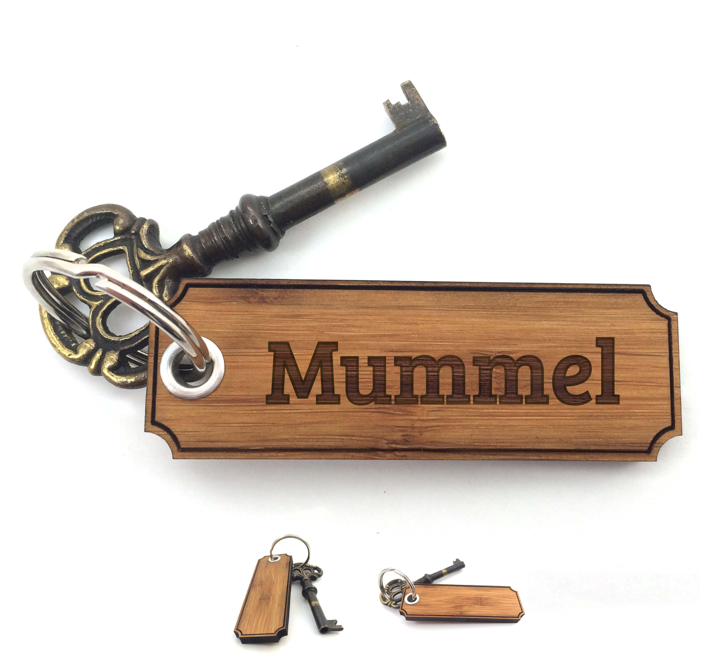 Schlüsselanhänger Mummel - Geschenk Taschenanhänger Geschenke Schenken Gravur - Bild 1 von 1