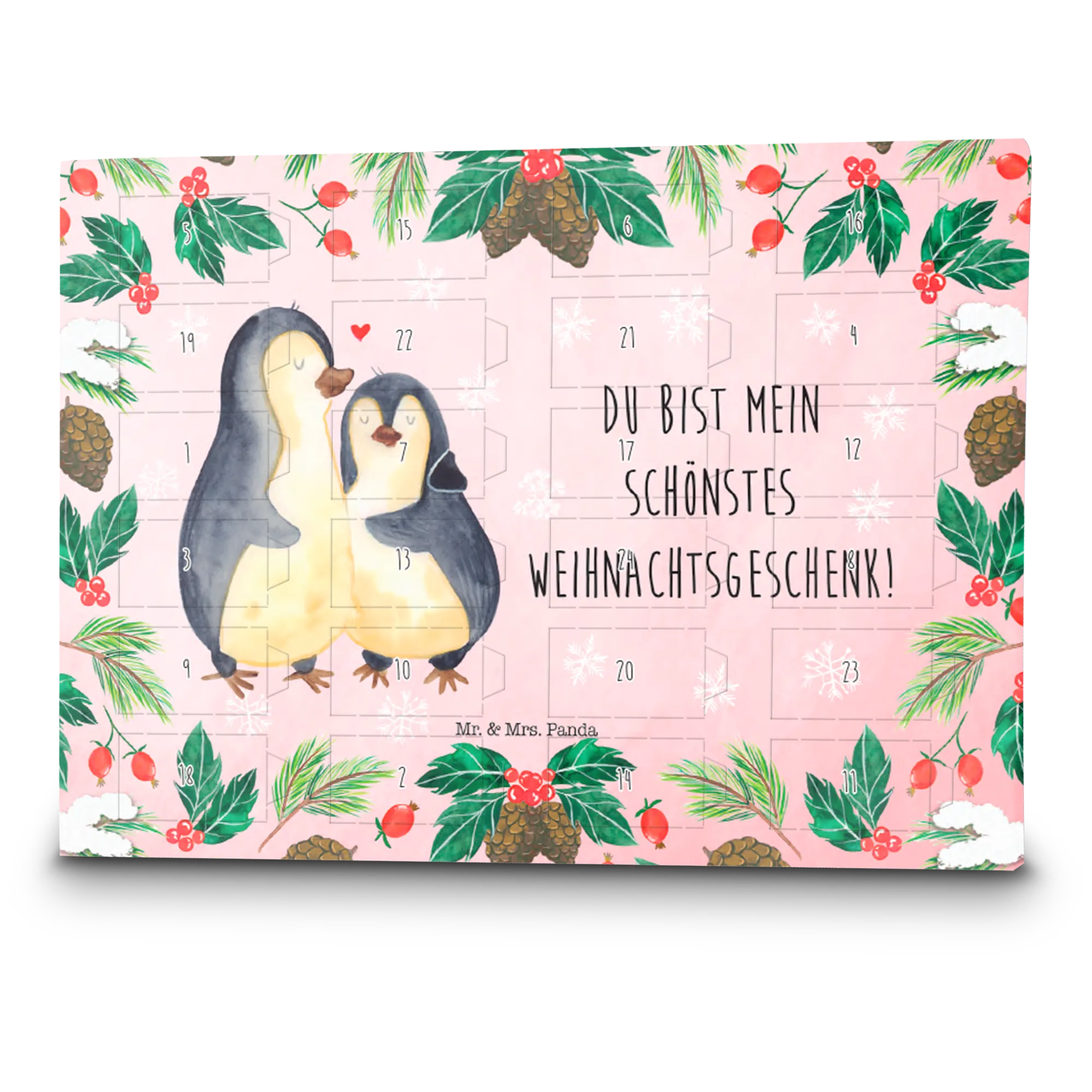 Markenschokolade Adventskalender Pinguin Weihnachtsgeschenk