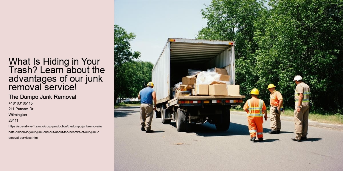 What's hidden in Your Junk? Find out about the benefits of our junk removal services!