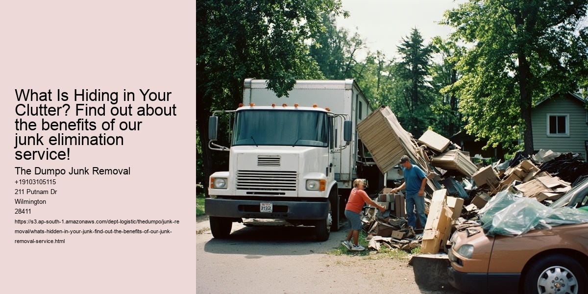 What's hidden in Your Junk? Find out the benefits of our junk removal service!