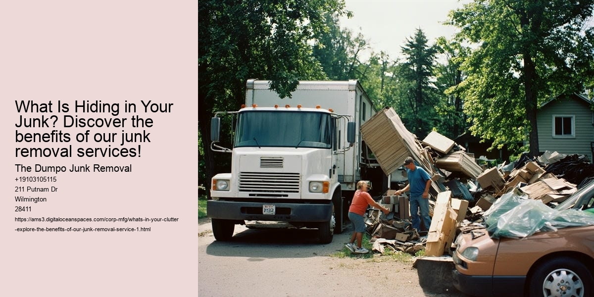 What's in your clutter? Explore the Benefits of Our Junk Removal Service!