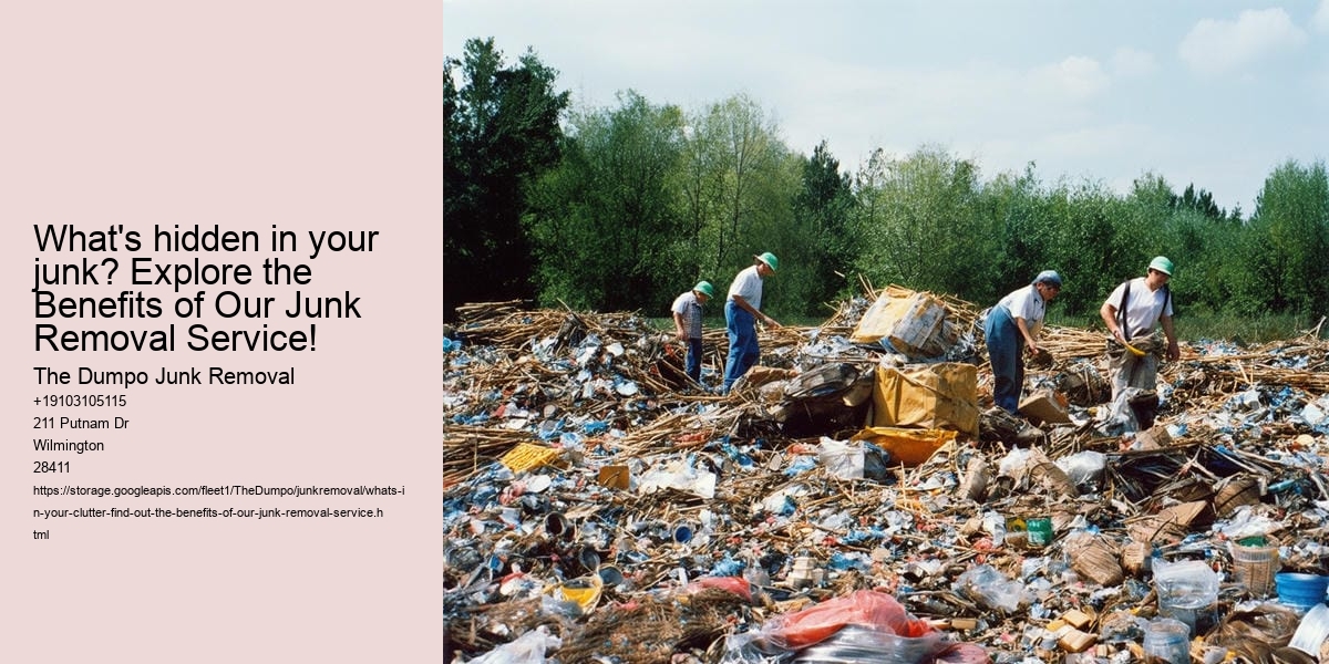 What's in Your Clutter? Find out the benefits of Our Junk Removal Service! The Dumpo Junk Removal What's in Your Clutter? Find out the benefits of Our Junk Removal Service!