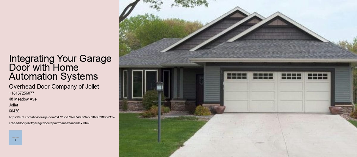 Integrating Your Garage Door with Home Automation Systems