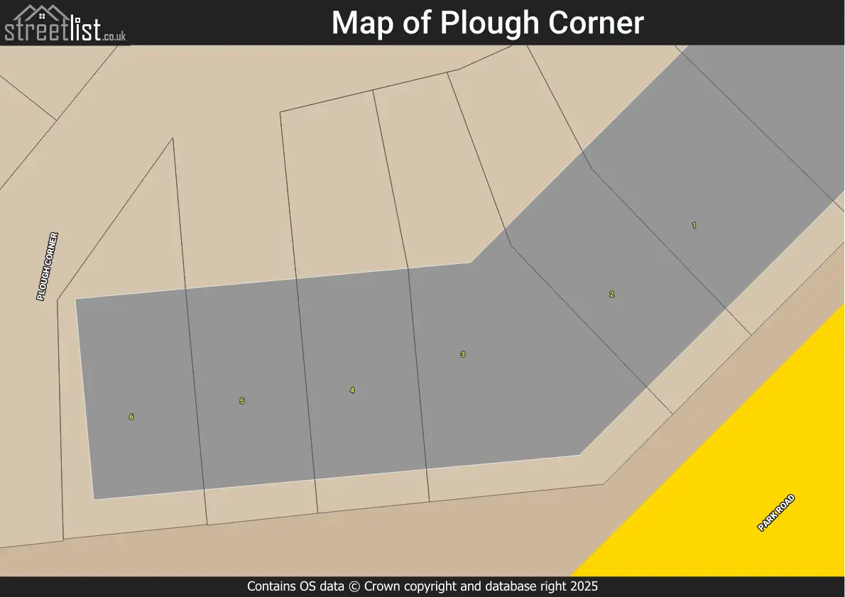 Map of Plough Corner