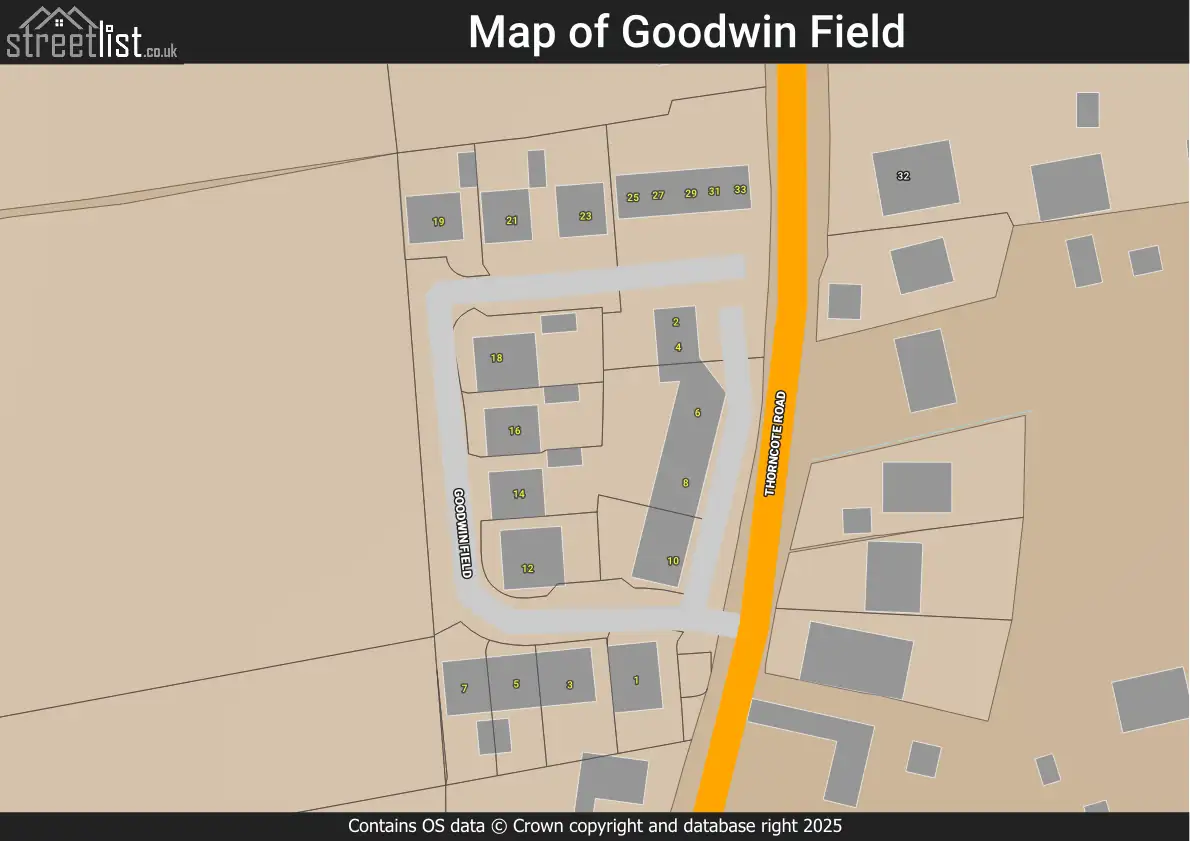 Map of Goodwin Field
