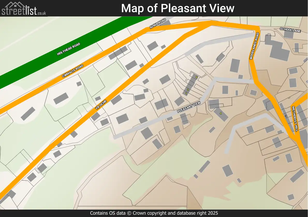 Map of Pleasant View