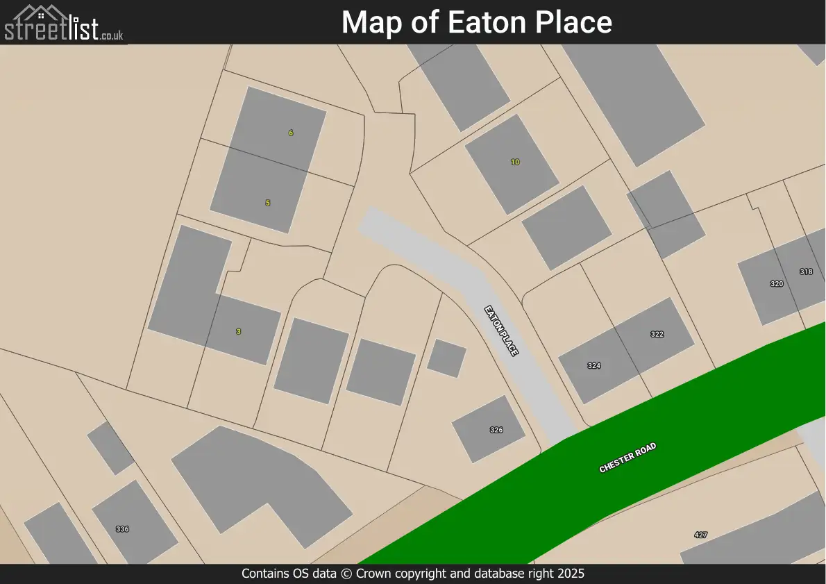 Map of Eaton Place