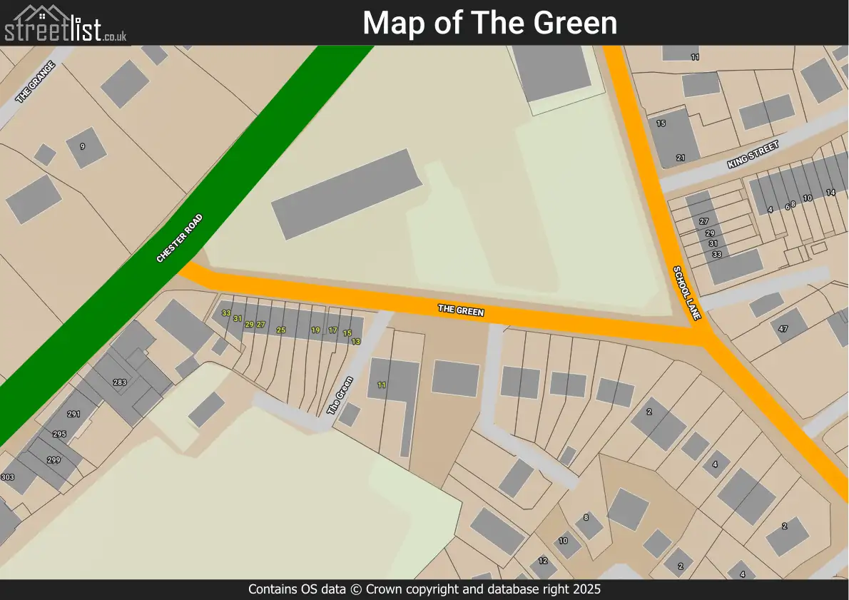 Map of The Green