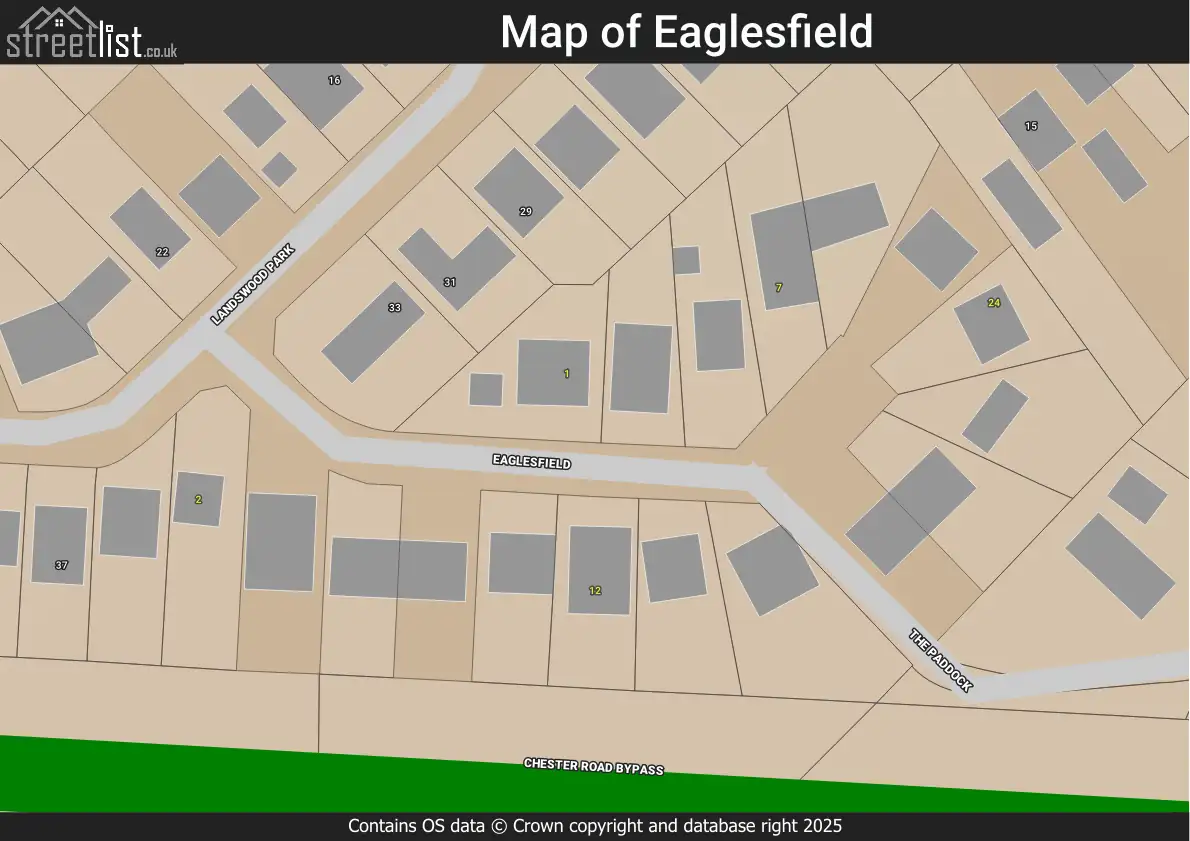 Map of Eaglesfield
