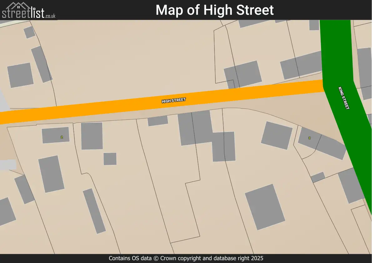 Map of High Street