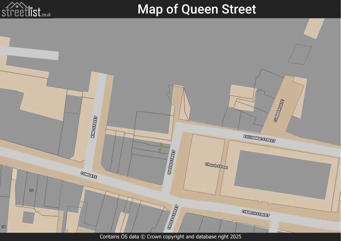 Queen Street Street Map Property And