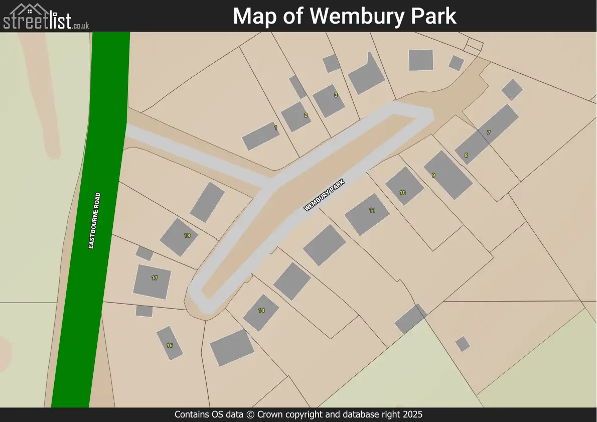 Map of Wembury Park