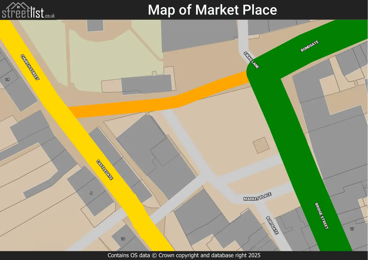 Map of Market Place